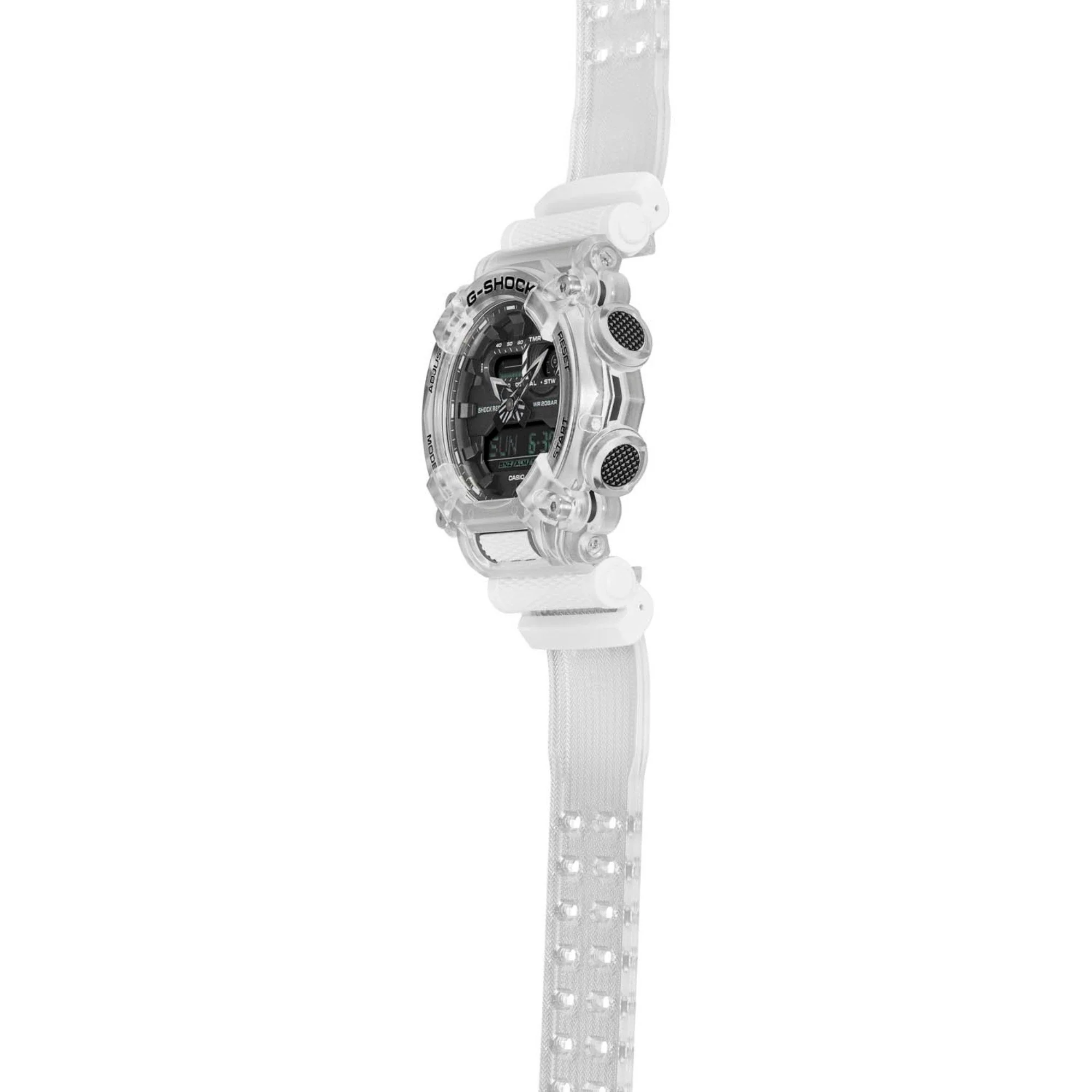 Casio G-Shock "Sound Wave" Translucent Digi-Analog Men's Watch GA-900SKL-7AER - Image 11