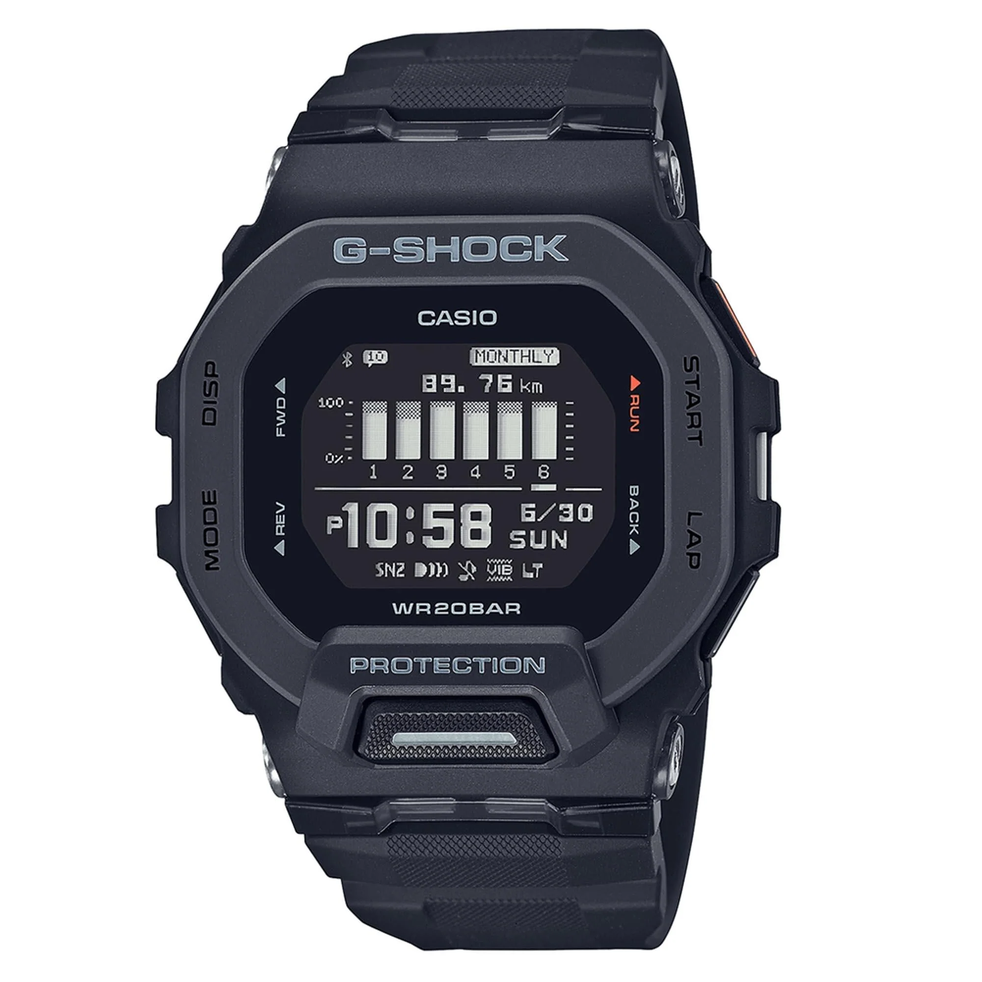 Casio G-Squad Quartz Digital Resin Strap Men's Watch GBD-200-1ER - Image 9