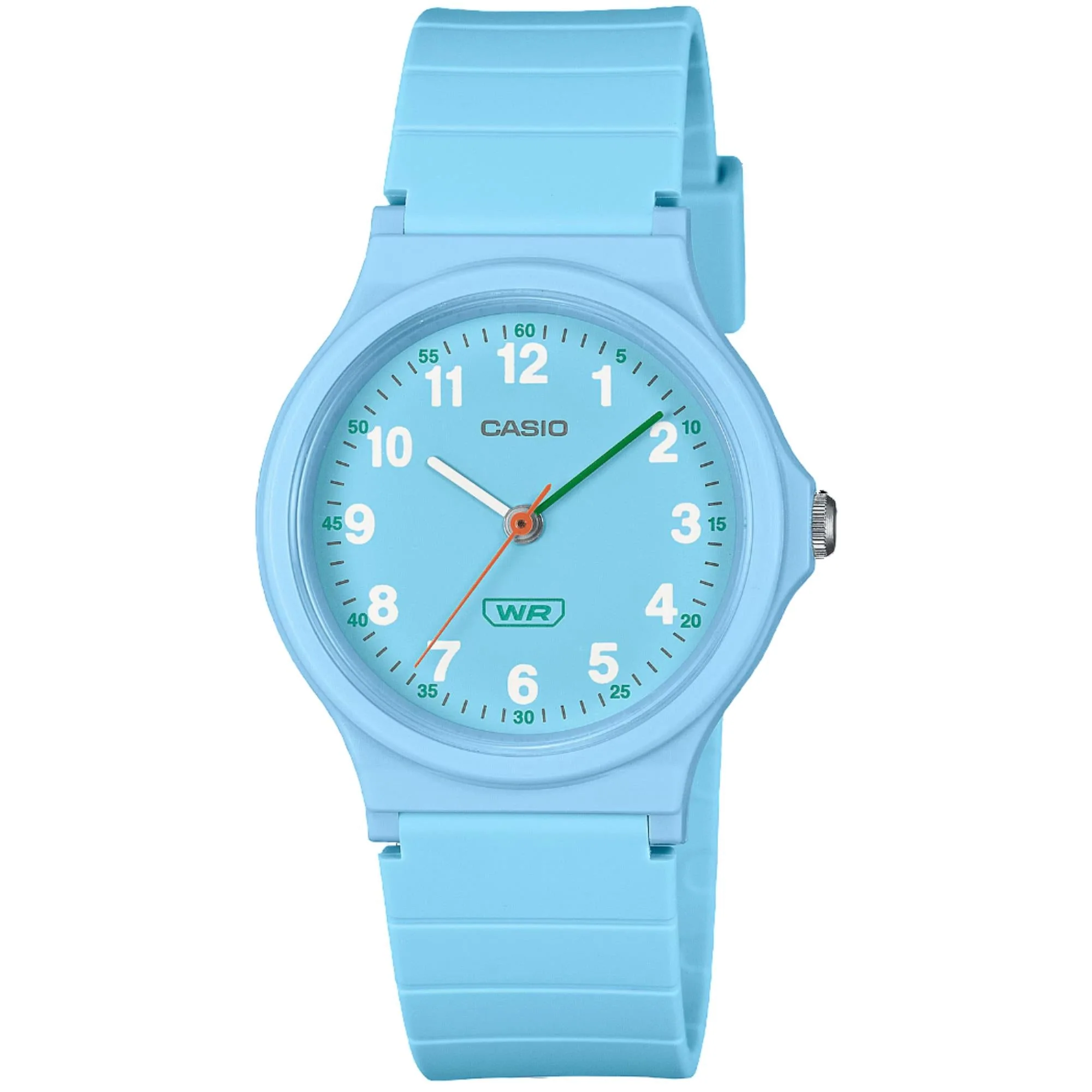 Casio POP Back-to-School Blue Dial Resin Strap Women's Watch LQ-24B-2BEF - Image 6