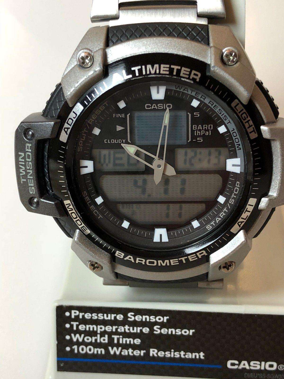 Casio Sports Gear Men's Alarm Chronograph SGW-400HD-1BVER - Image 3
