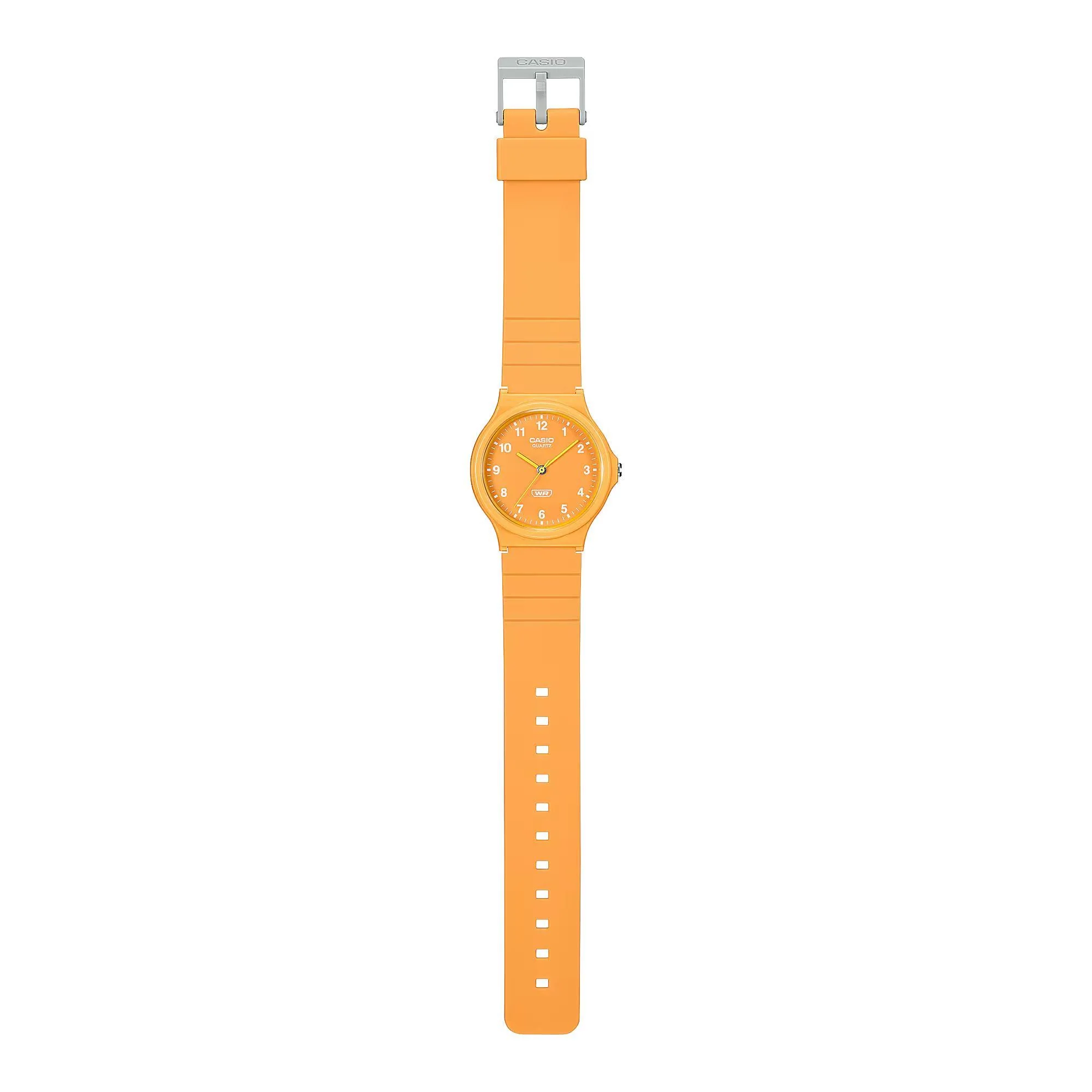 Casio Timeless Classic Analog Orange Dial Resin Strap Unisex Watch MQ-24B-9BEF - Image 11