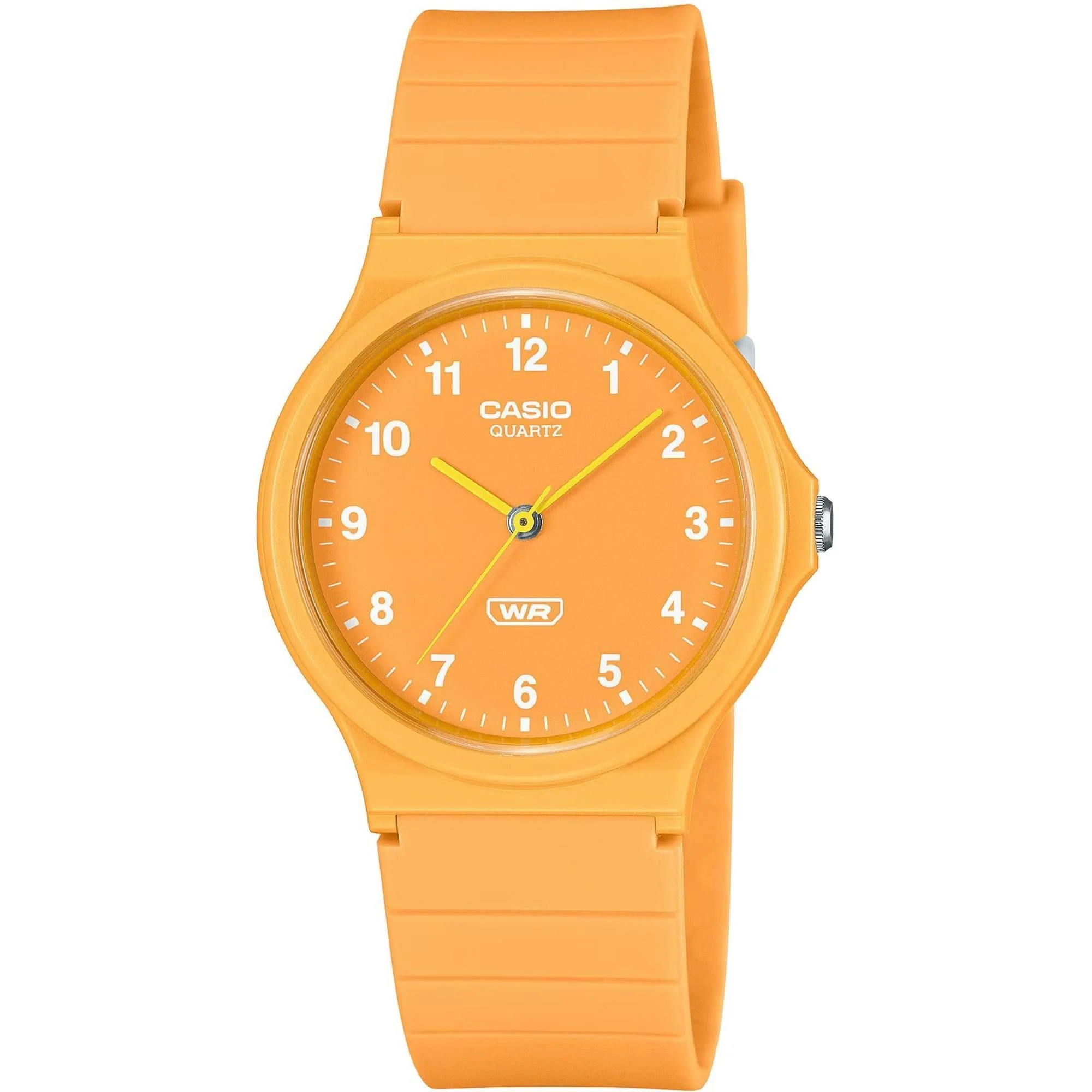Casio Timeless Classic Analog Orange Dial Resin Strap Unisex Watch MQ-24B-9BEF - Image 9