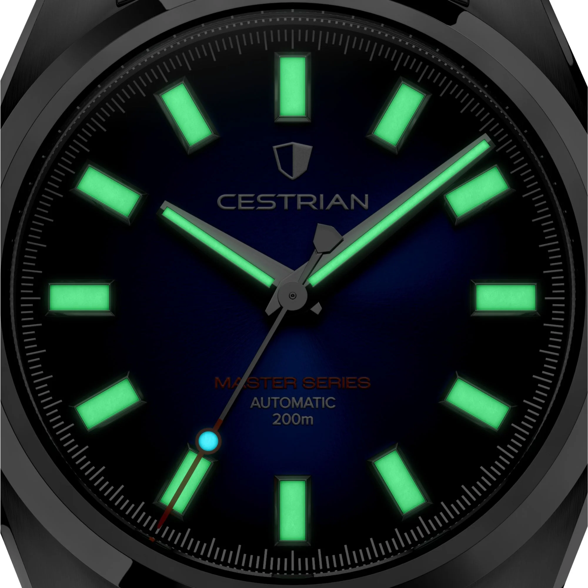 Cestrian Master Series V3 Champagne Dial Steel Bracelet Automatic Men's Watch CM-CH001 - Image 4