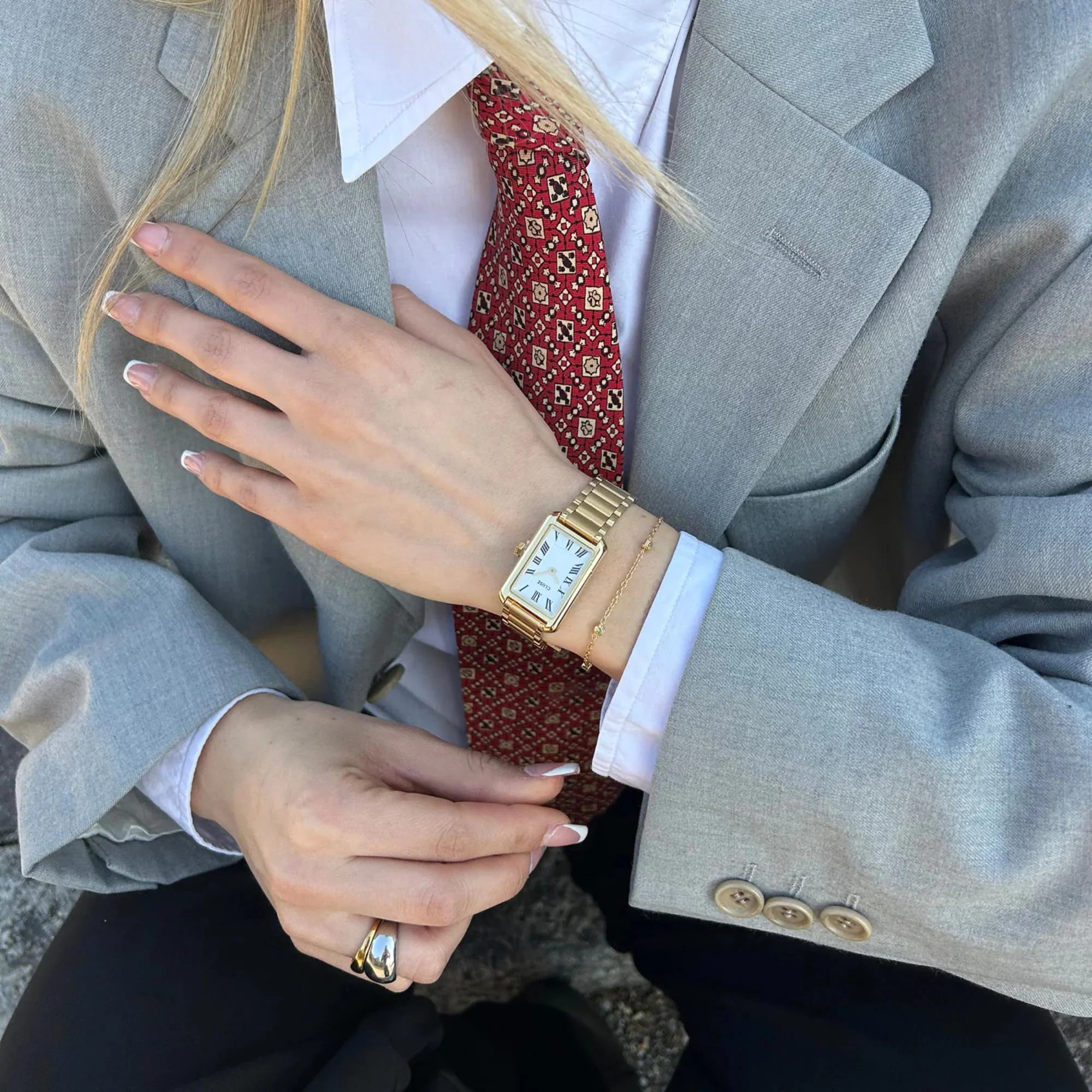 CLUSE Belisenna Quartz White Dial Steel Strap Women's Watch CW15001 - Image 6