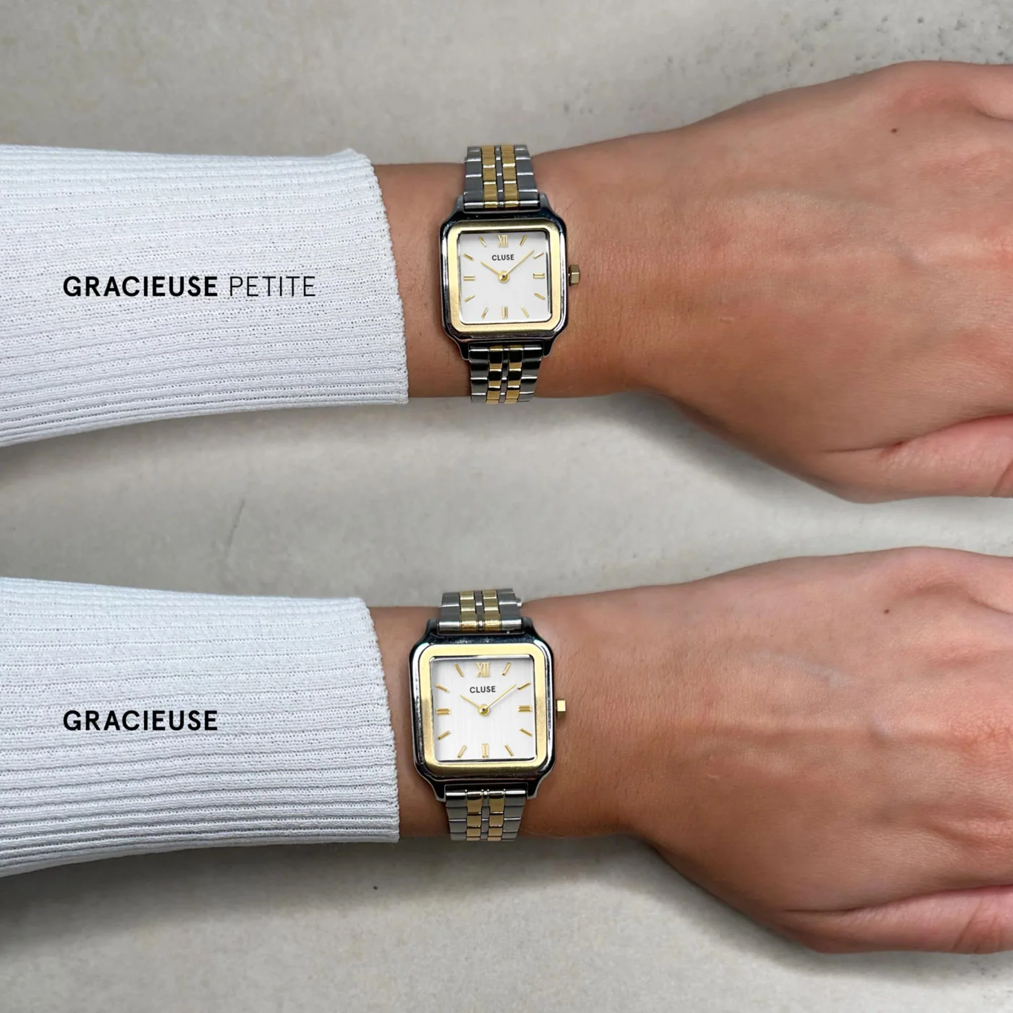 CLUSE Gracieuse Petite Quartz White Dial Steel Strap Women's Watch CW11801 - Image 7