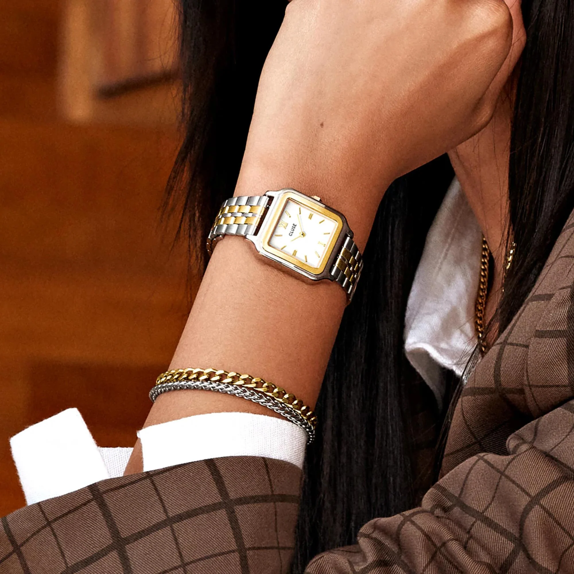 CLUSE Gracieuse Quartz White Dial Steel Strap Women's Watch CW11901 - Image 24