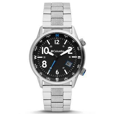 Columbia Outbacker Quartz Black Dial Silver Stainless Steel Bracelet Men's Watch CSC01-005 - Image 6