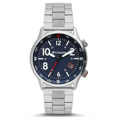 Columbia Outbacker Quartz Navy Blue Dial Silver Stainless Steel Bracelet Men's Watch CSC01-007 - Image 7