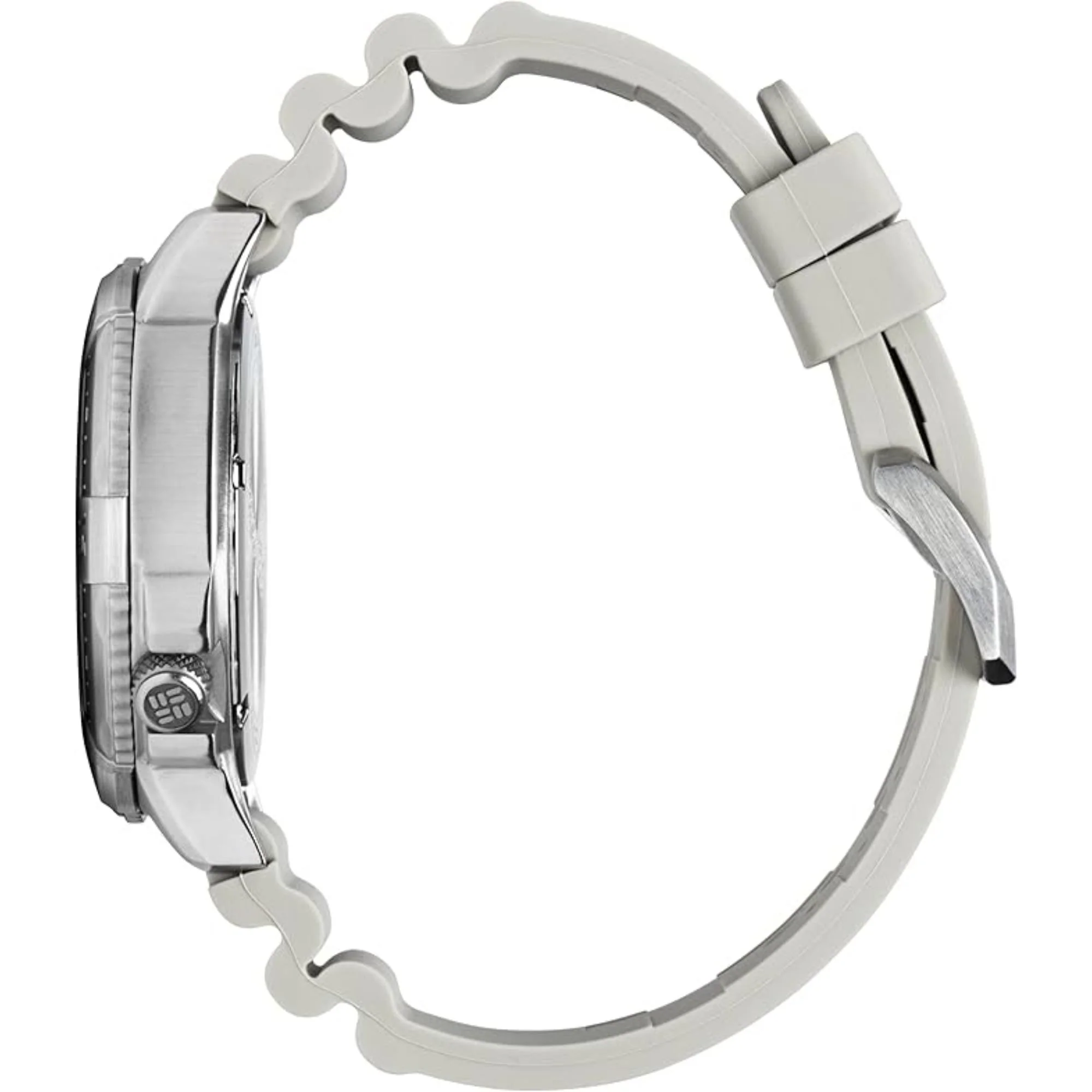 Columbia Peak Patrol Quartz Grey Dial Khaki Silicone Strap Men's Watch CSC03-004 - Image 3