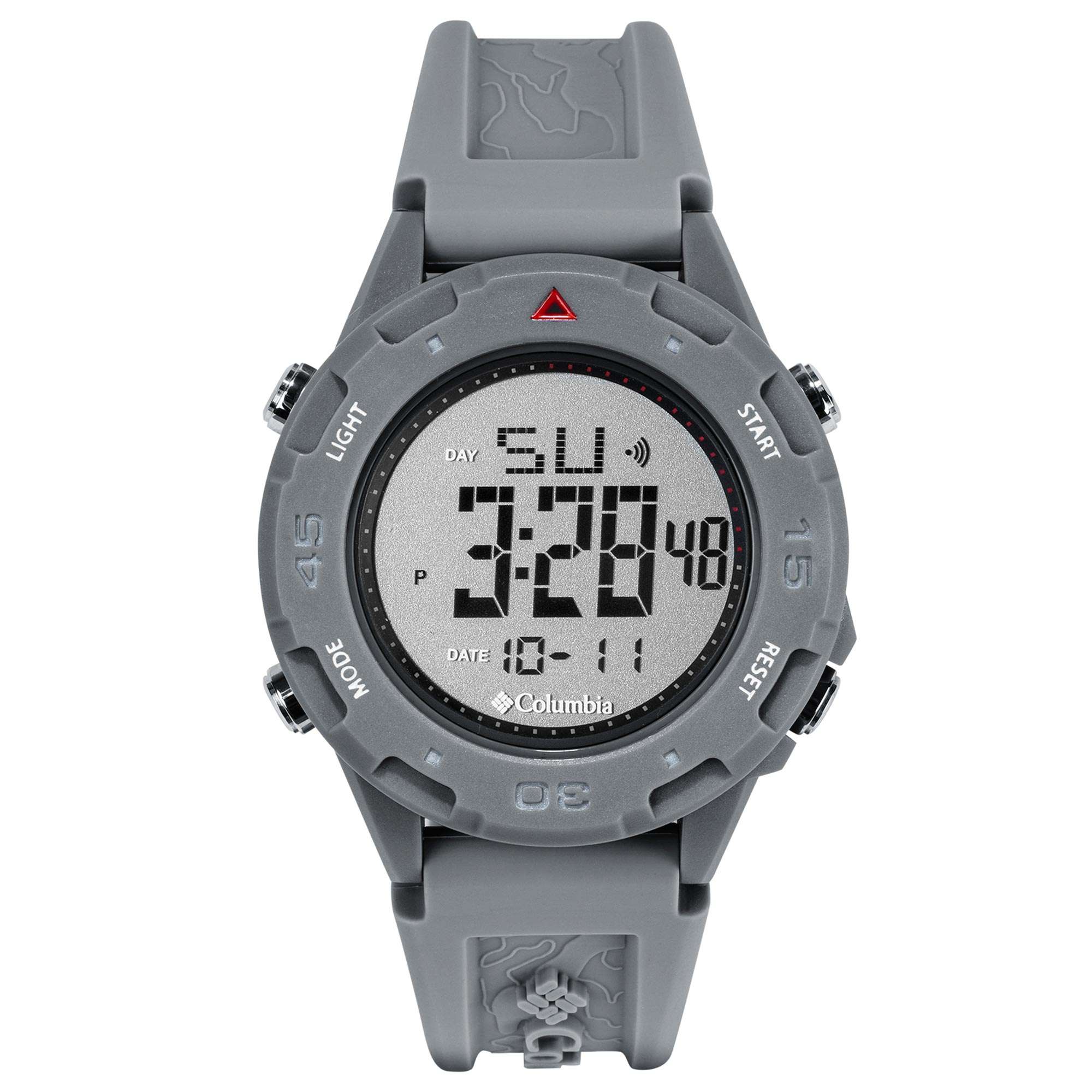 Columbia Exclusive Trailhead Quartz Digital Dial Grey Rubber Strap Watch CSS13-008 - Image 6