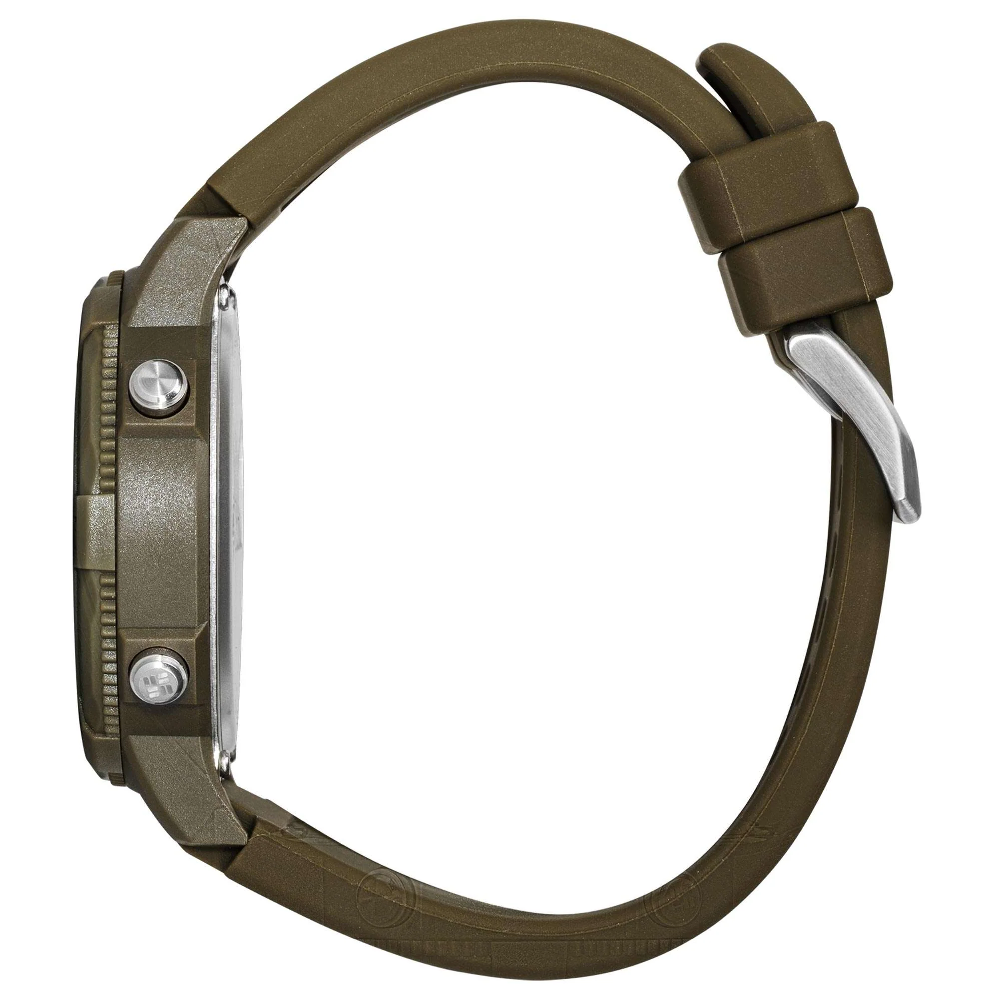 Columbia Exclusive Peak Patrol Quartz Digital Dial Olive Green Strap Men's Watch CSS14-002 - Image 3