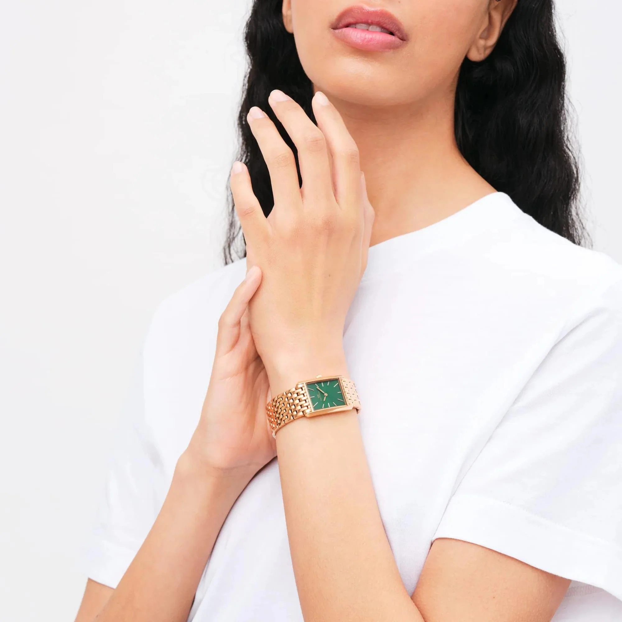 Daniel Wellington Bound Green Dial Stainless Steel Strap Women's Watch DW00100704 - Image 2