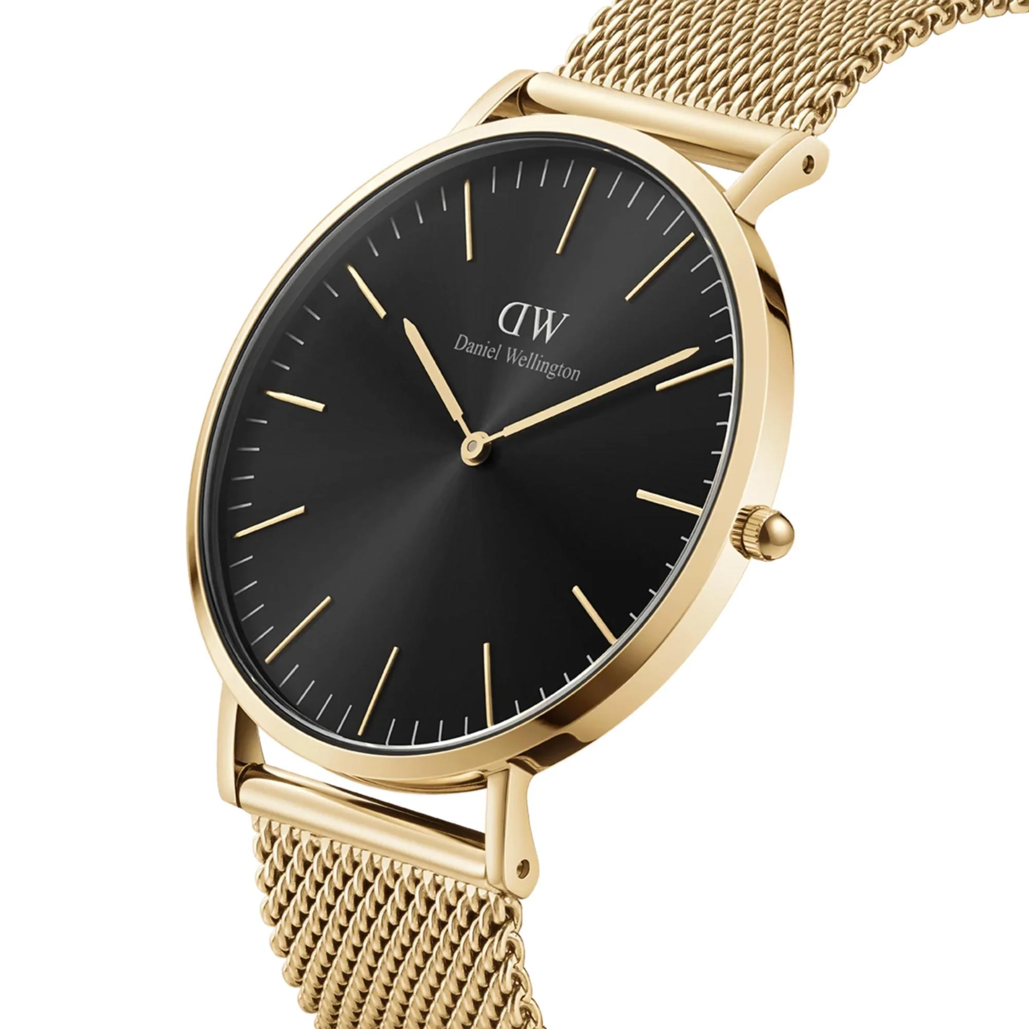 Daniel Wellington Classic Evergold G Black Dial Sunray Men’s Watch DW00100631 - Image 3