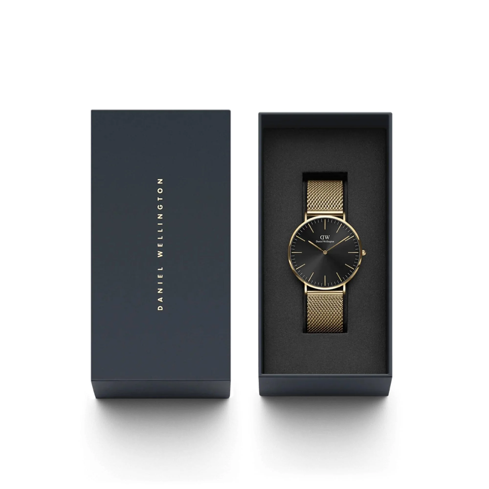Daniel Wellington Classic Evergold G Black Dial Sunray Men’s Watch DW00100631 - Image 6