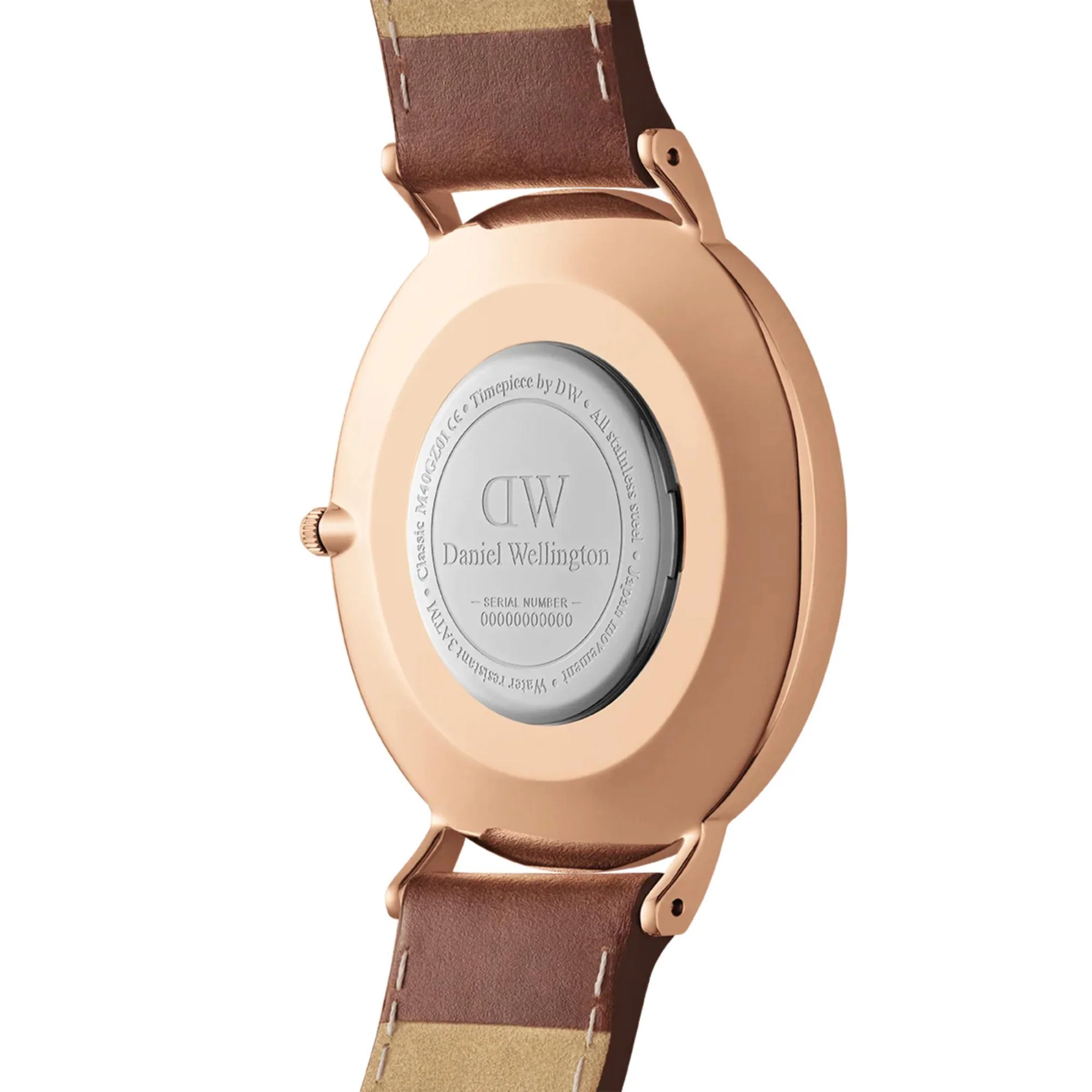 Daniel Wellington Classic Blue Dial Leather Strap Men’s Watch DW00100626 - Image 3
