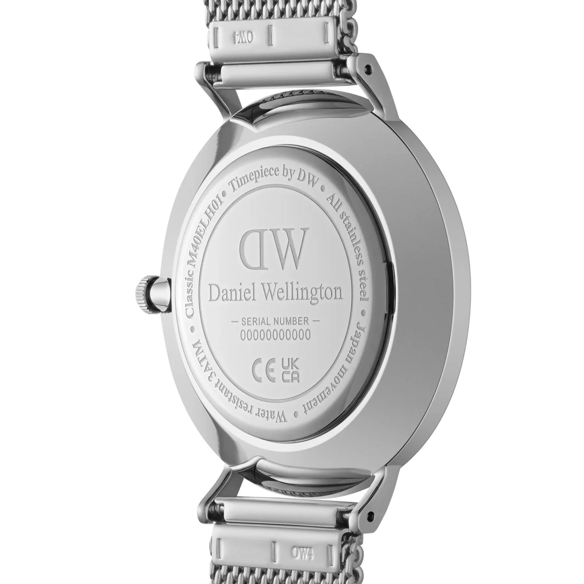 Daniel Wellington Classic Black Dial Steel Strap Men’s Watch DW00100711 - Image 4