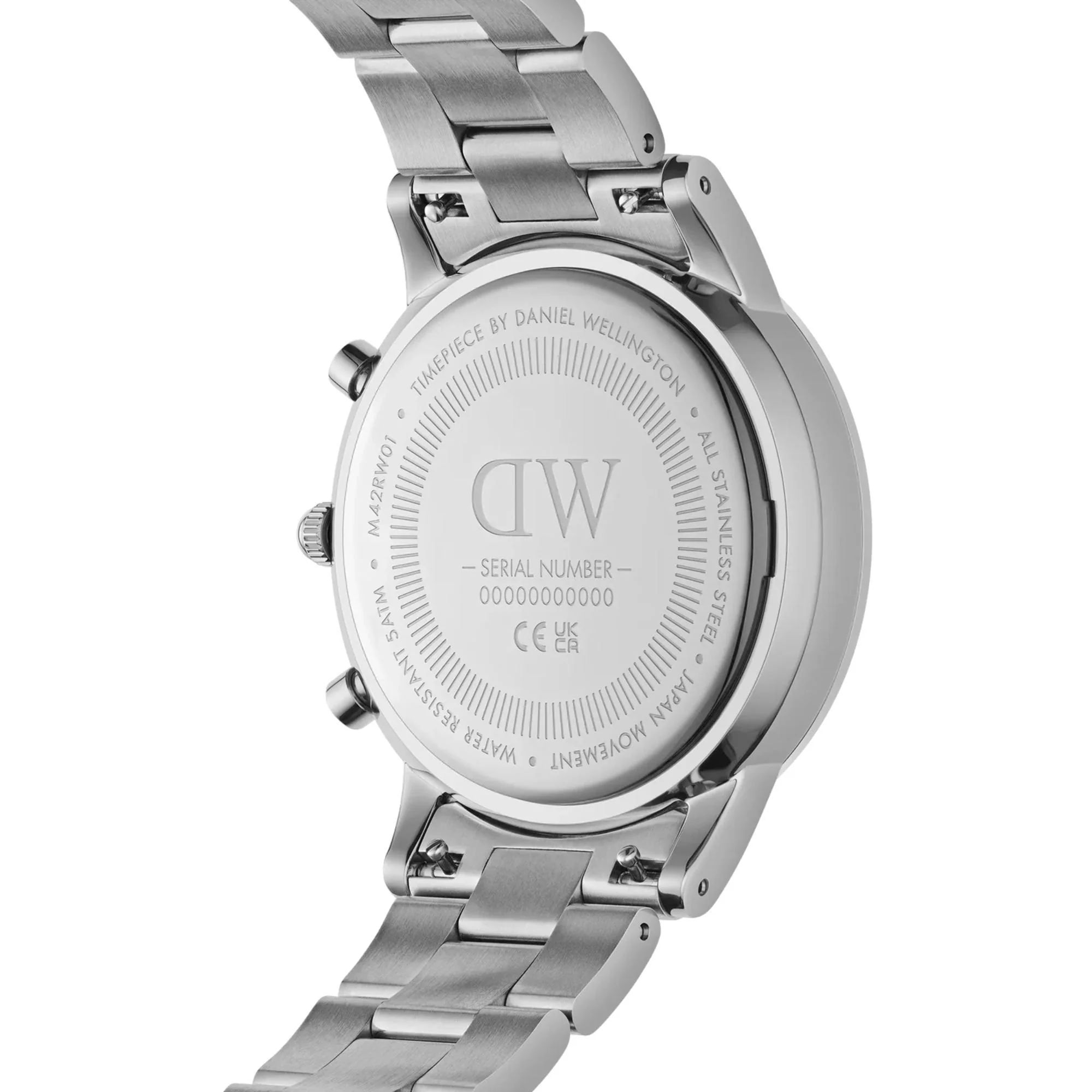 Daniel Wellington Iconic Chronograph Blue Dial Stainless Steel Strap Men’s Watch DW00100644 - Image 2