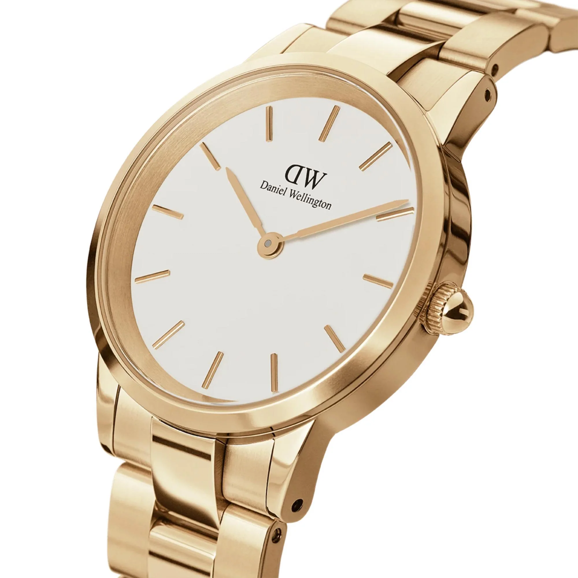 Daniel Wellington Iconic Link Gold White Dial Women’s Watch DW00100567 - Image 10