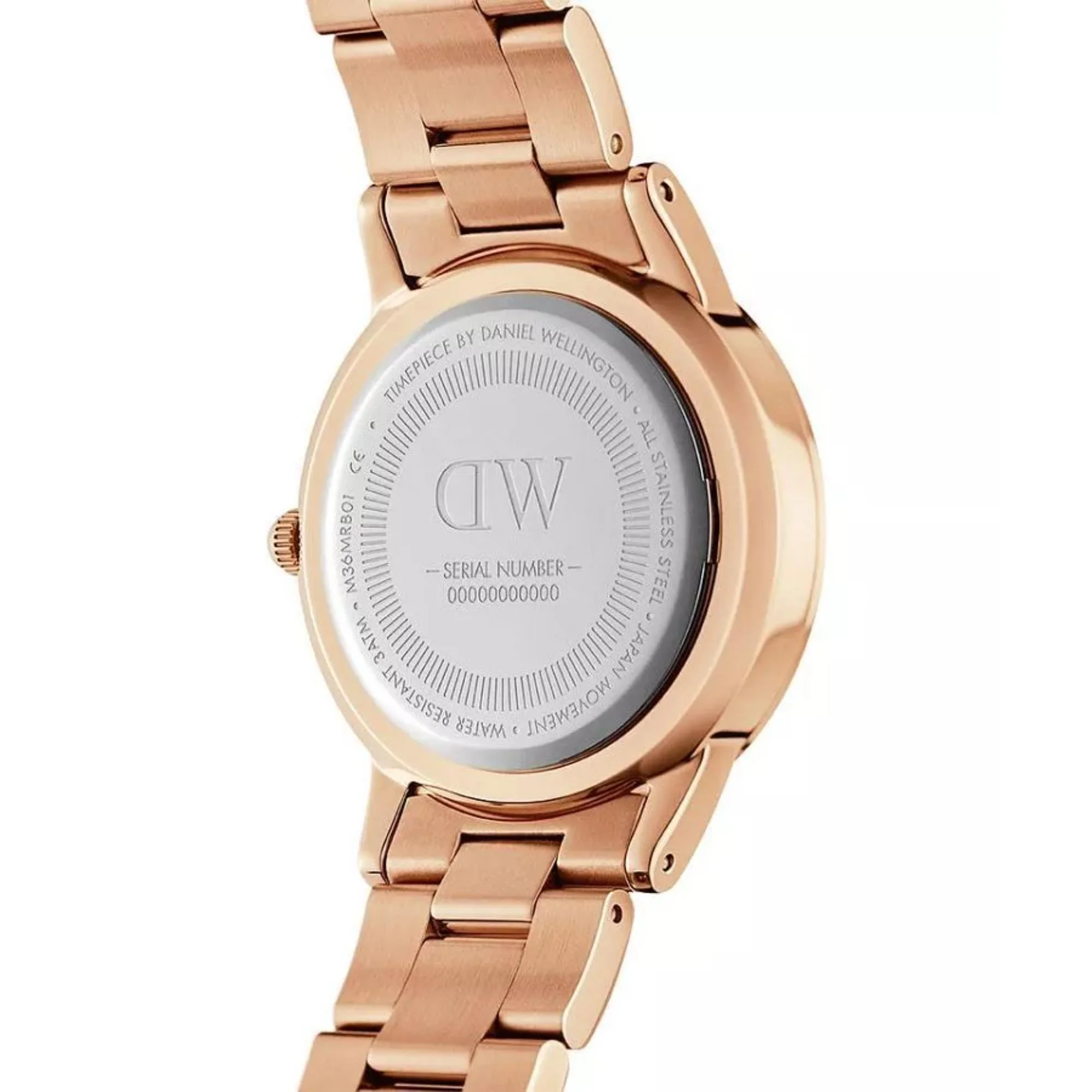 Daniel Wellington Iconic Link Quartz White Dial Steel Strap Men's Watch DW00100343 - Image 5
