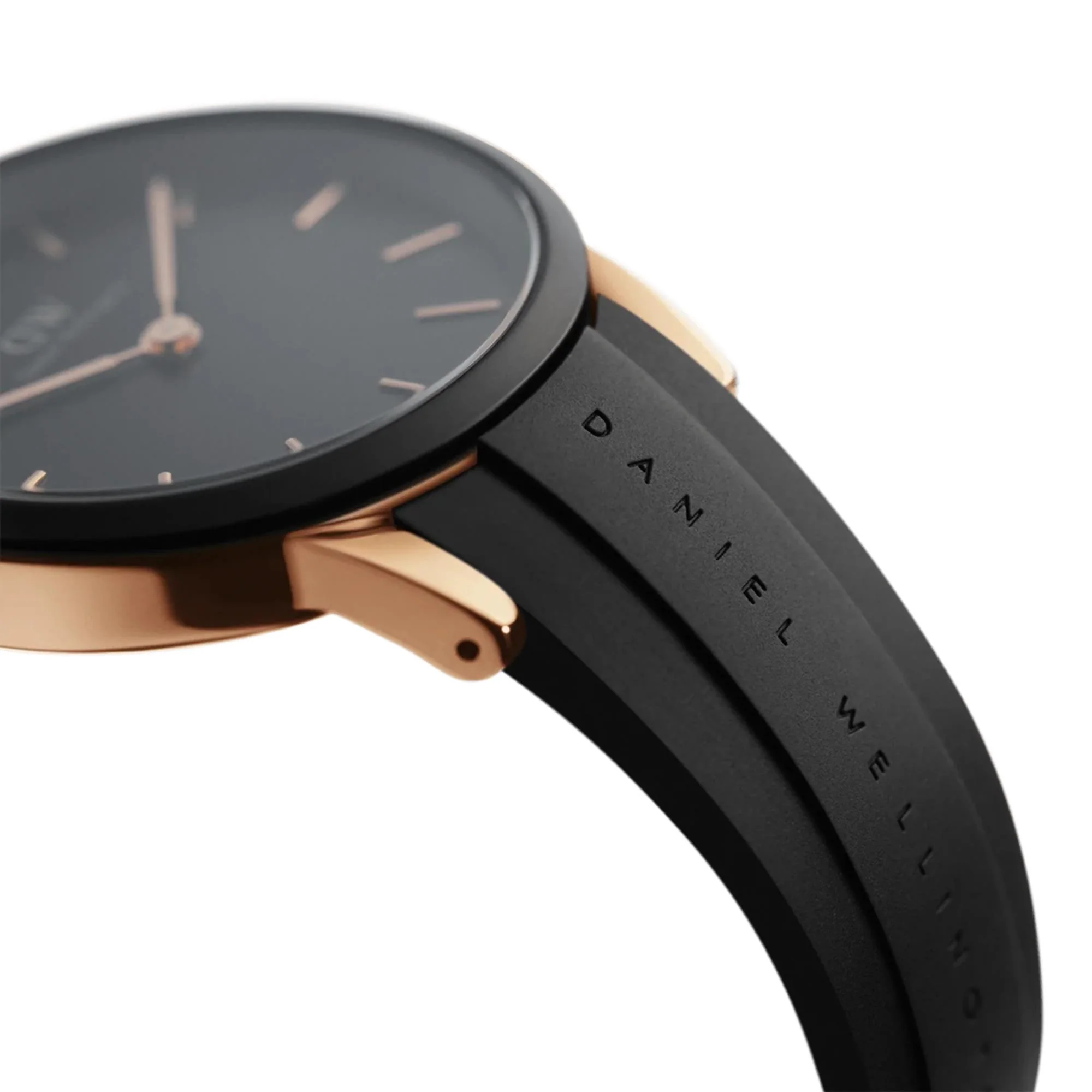 Daniel Wellington Iconic Motion Quartz Black Dial Rubber Strap Men's Watch DW00100425 - Image 2