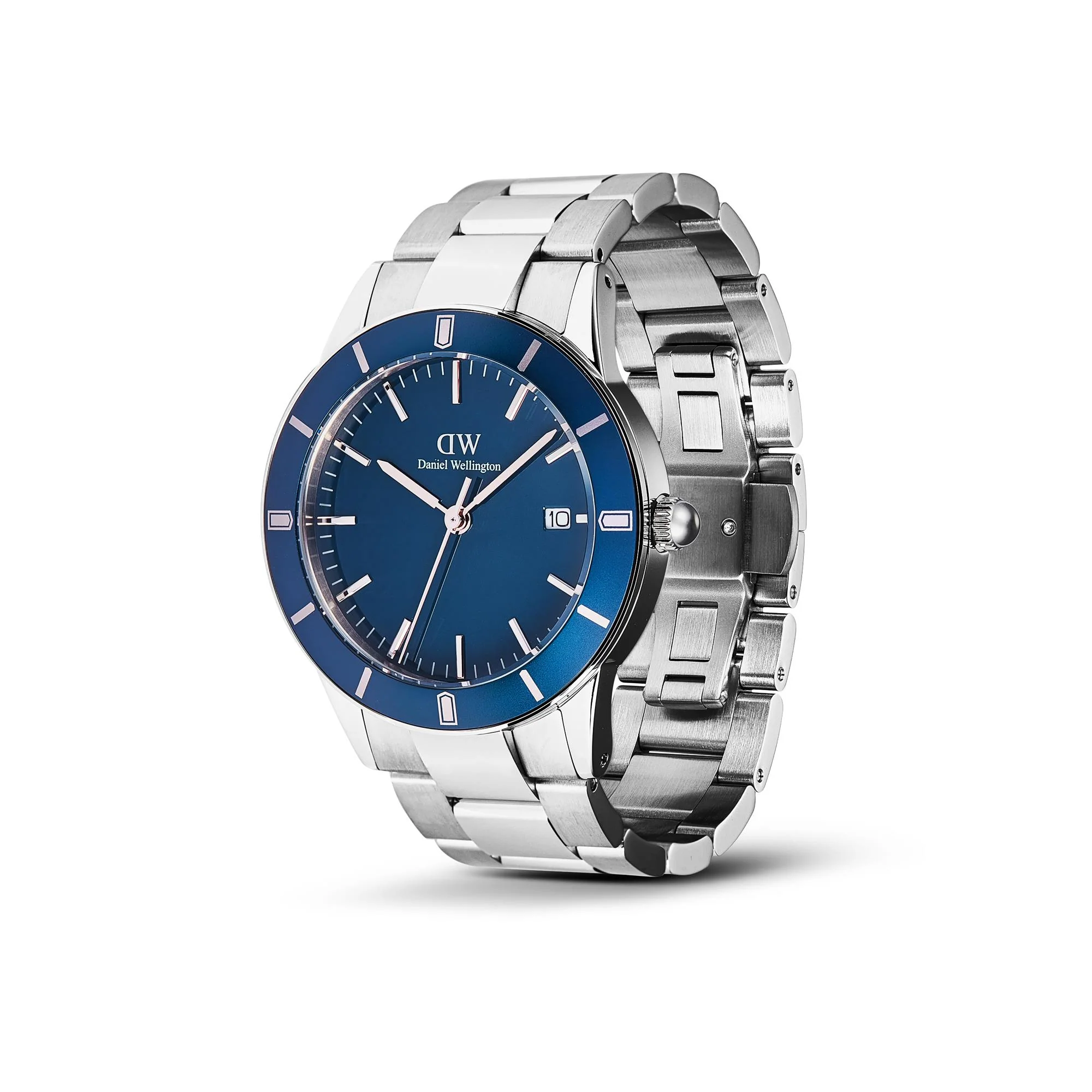 Daniel Wellington Iconic Paradigma Arctic Blue Sunray Dial Stainless Steel Strap Men's Watch DW00100820 - Image 3