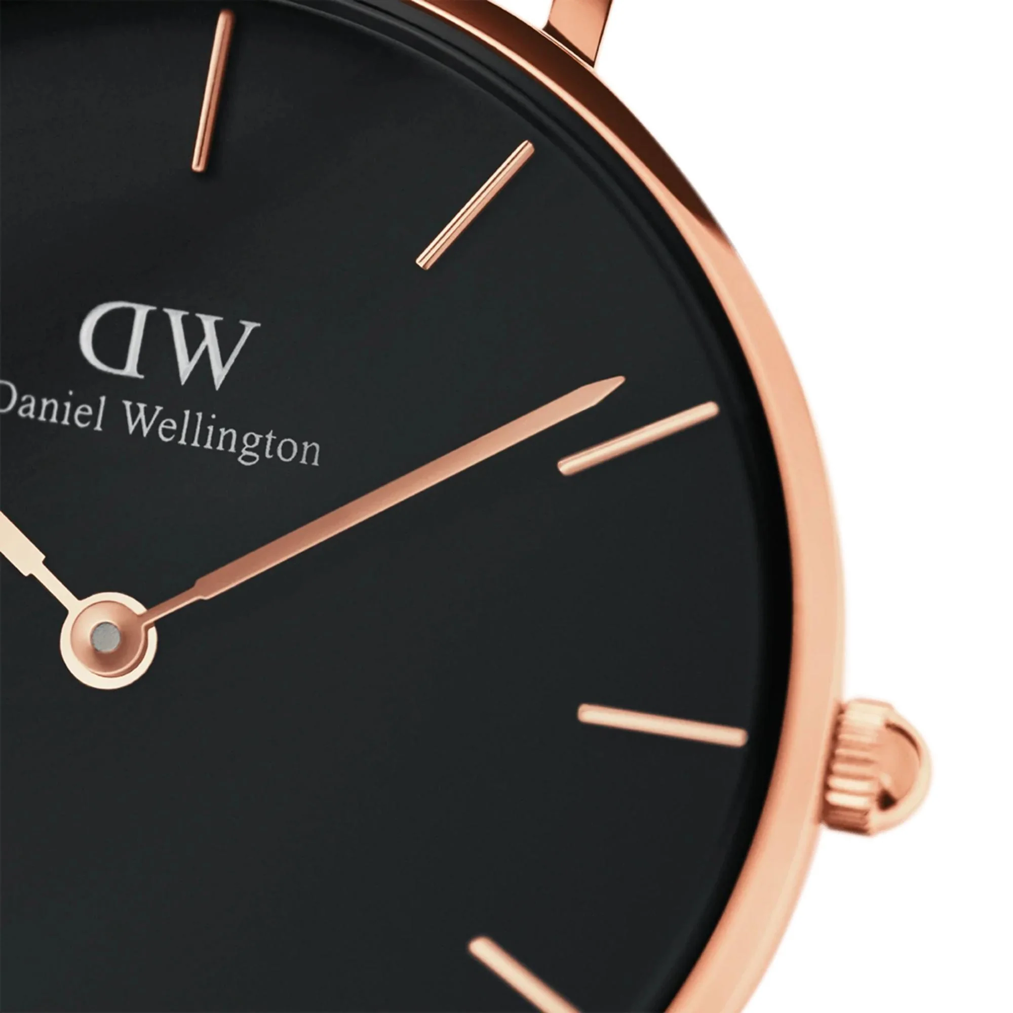 Daniel Wellington Petite Melrose Rose Gold Black Dial Stainless Steel Strap Women's Watch DW00100161 - Image 14