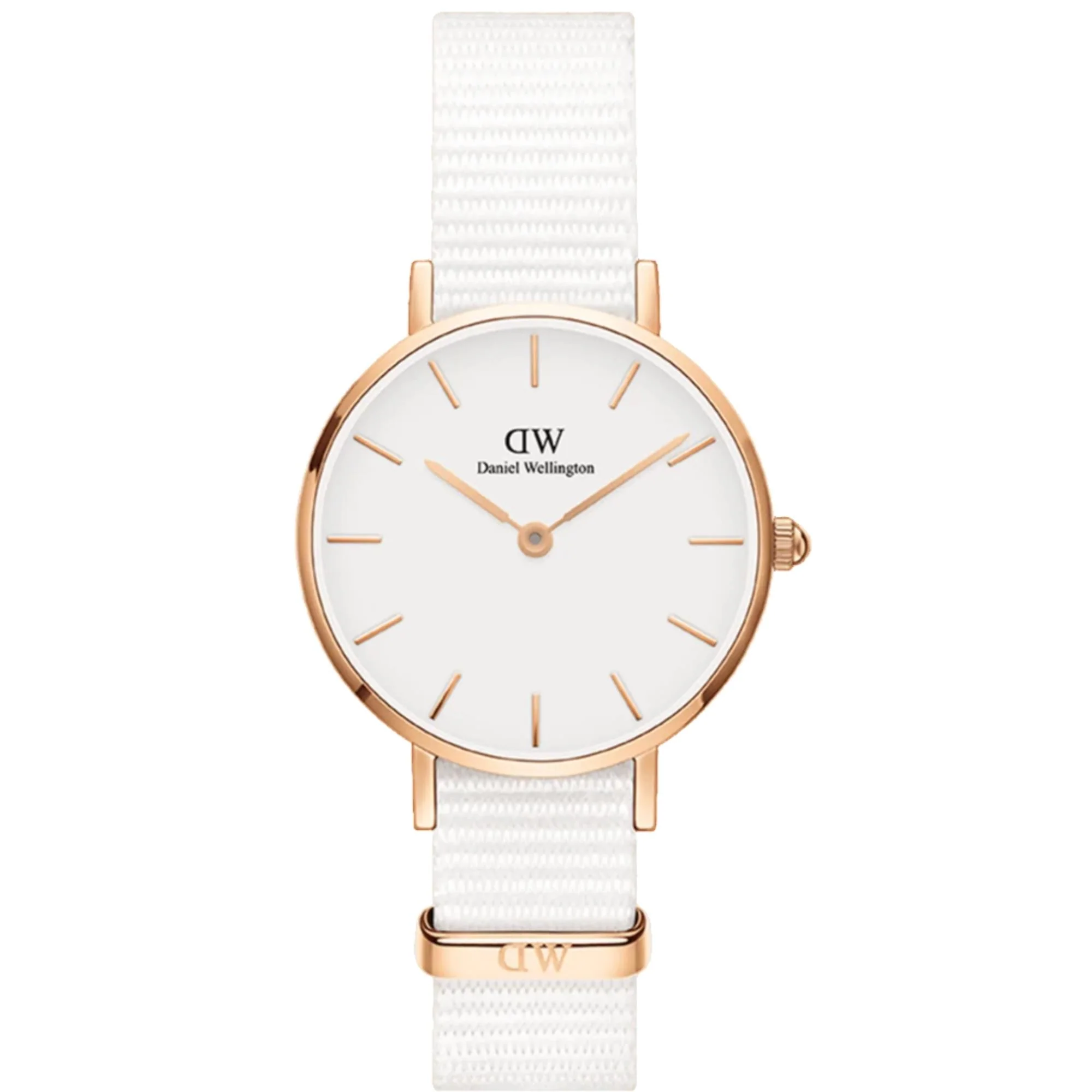 Daniel Wellington Petite Dover White Dial Textile Strap Women's Watch DW00100313 - Image 7