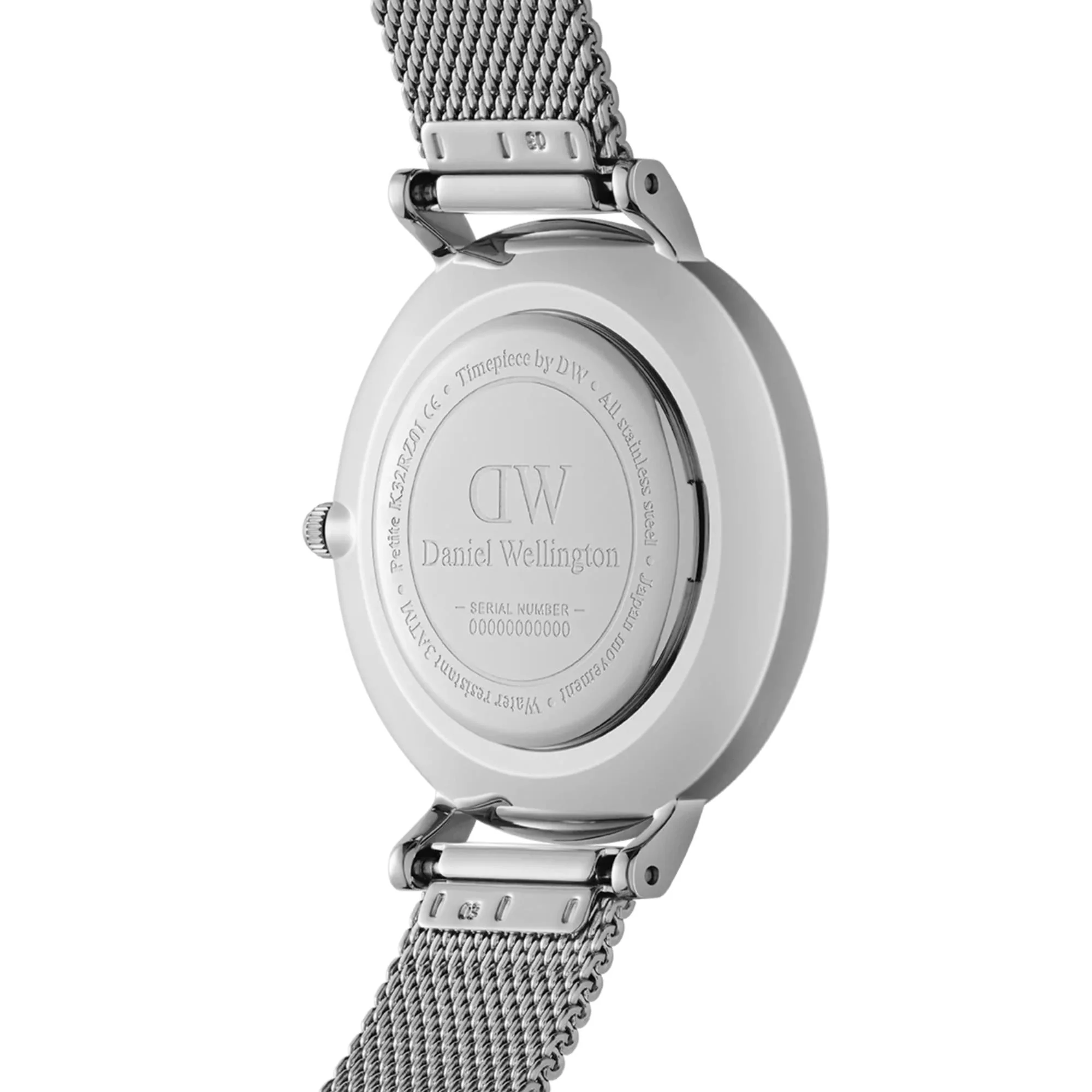 Daniel Wellington Petite Lumine Bezel Quartz Black Dial Steel Strap Women's Watch DW00100661 - Image 3