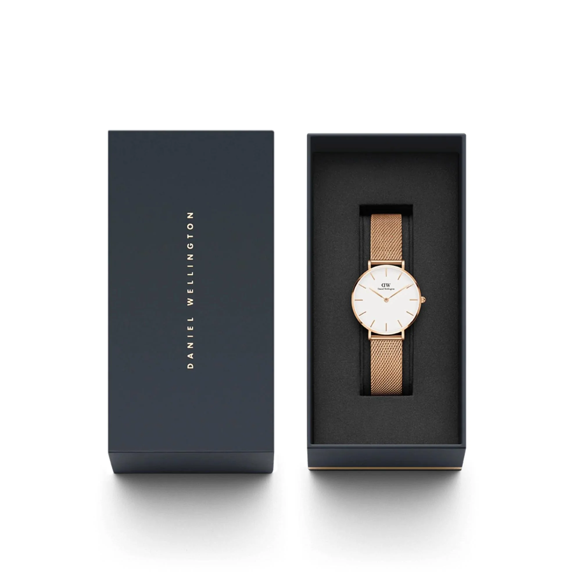 Daniel Wellington Petite Melrose Quartz Eggshell White Dial Steel Strap Women's Watch DW00100418 - Image 7