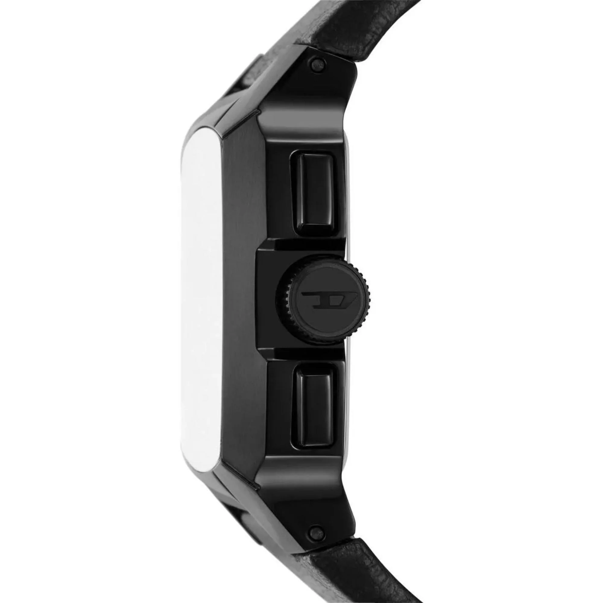 Diesel Cliffhanger Chronograph Black Dial Leather Strap Men's Watch DZ4645 - Image 3