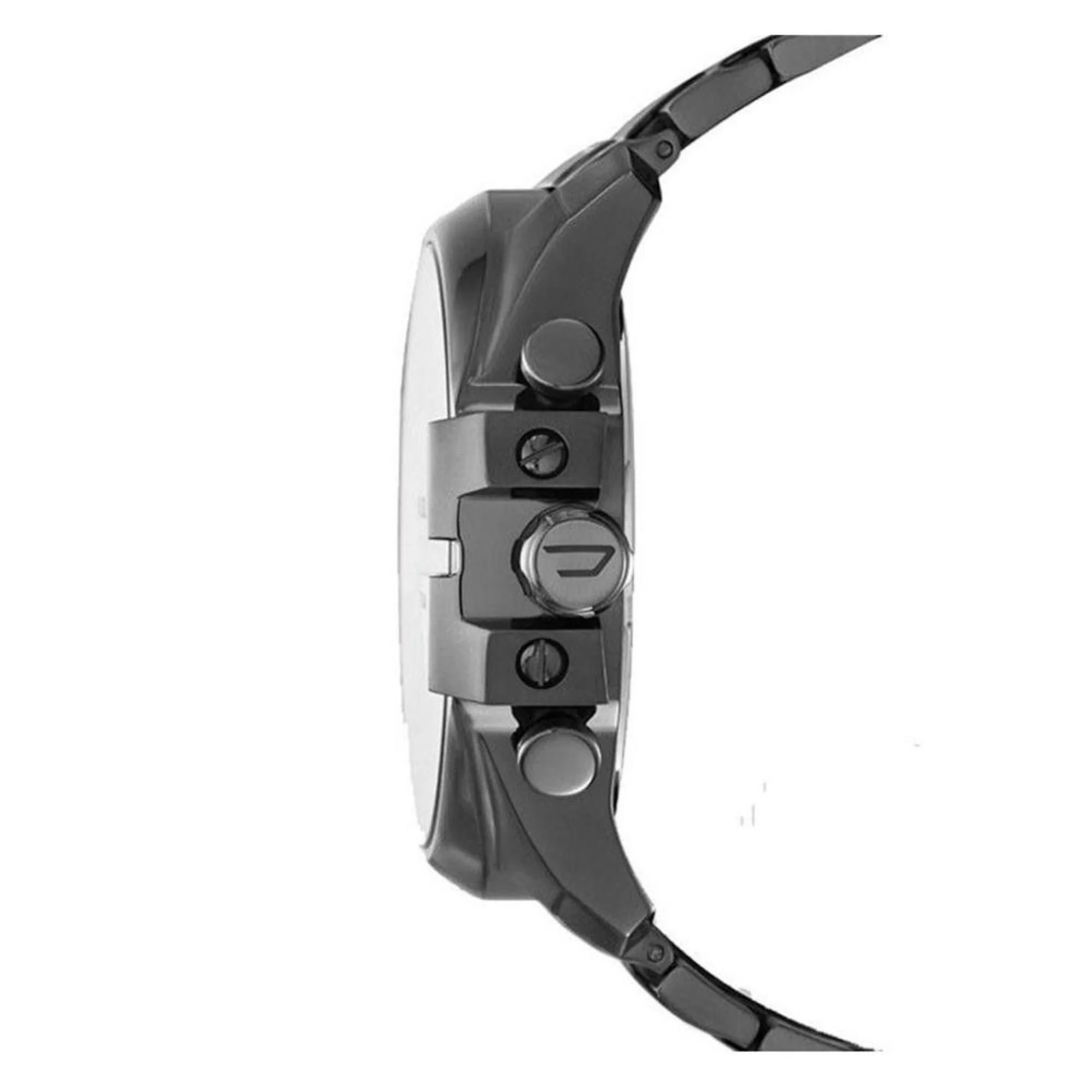 Diesel Mega Chief Chronograph Gunmetal Stainless Steel Strap Grey Dial Men's Watch DZ4282 - Image 3