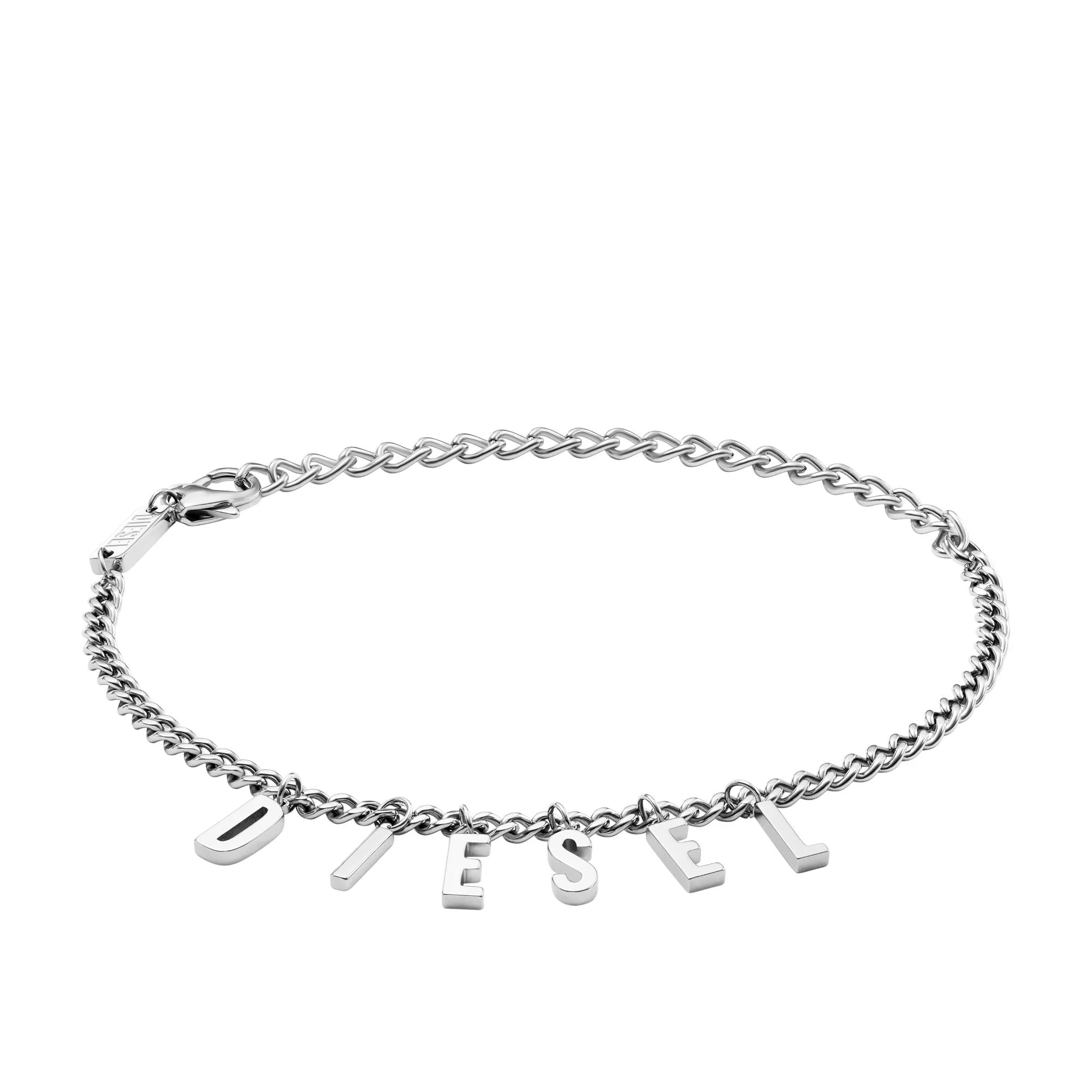 Diesel Unisex Stainless Steel Chain Bracelet/Anklet DX1493040 - Image 6