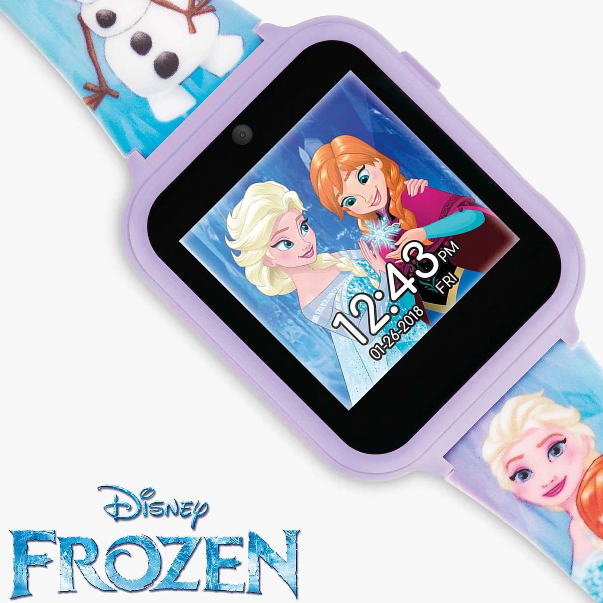 Disney Frozen Quartz Interactive Dial Silicone Strap Girls Watch FZN4151 - Image 6