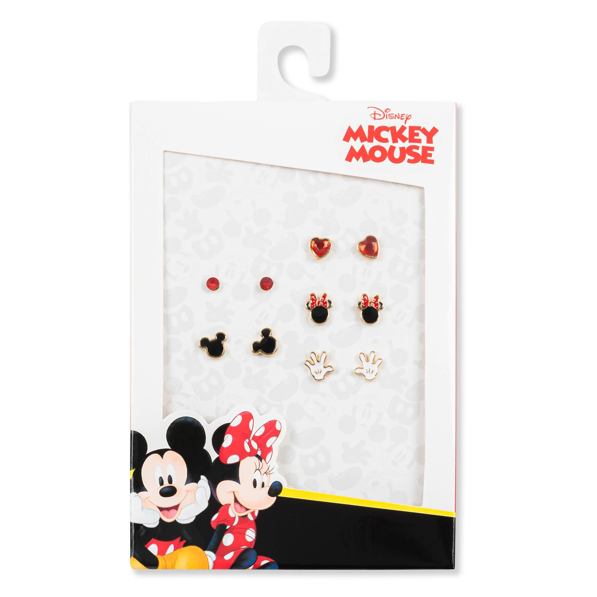 Disney Five Mickey Mouse Earrings Set Ladies Jewellery SH00415YL - Image 5