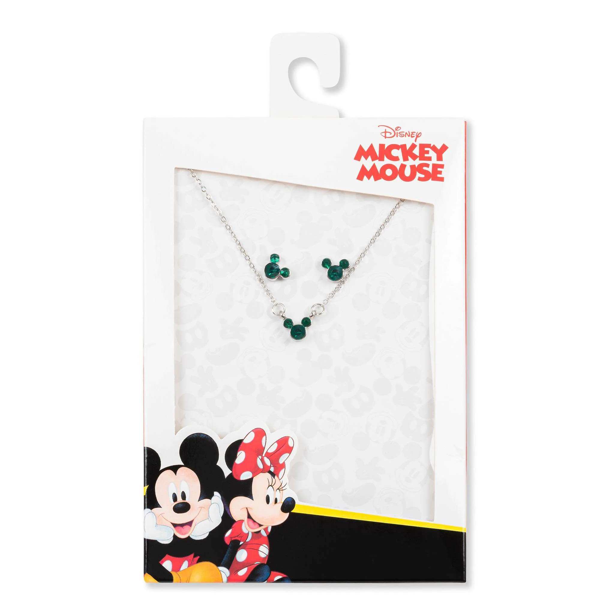 Disney Mickey Mouse Birthstone Necklace and Earring Set SH00519RMAYL - Image 2