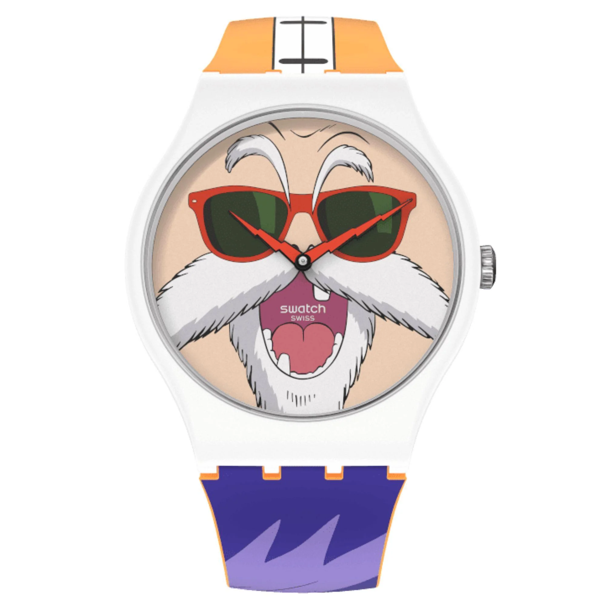 Swatch Dragon Ball Z Kamesennin White Dial Unisex Watch SUOZ346 - Image 17