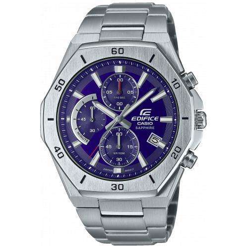 Casio Edifice Blue Dial Stainless Steel Bracelet Watch EFB-680D-2BVUEF
