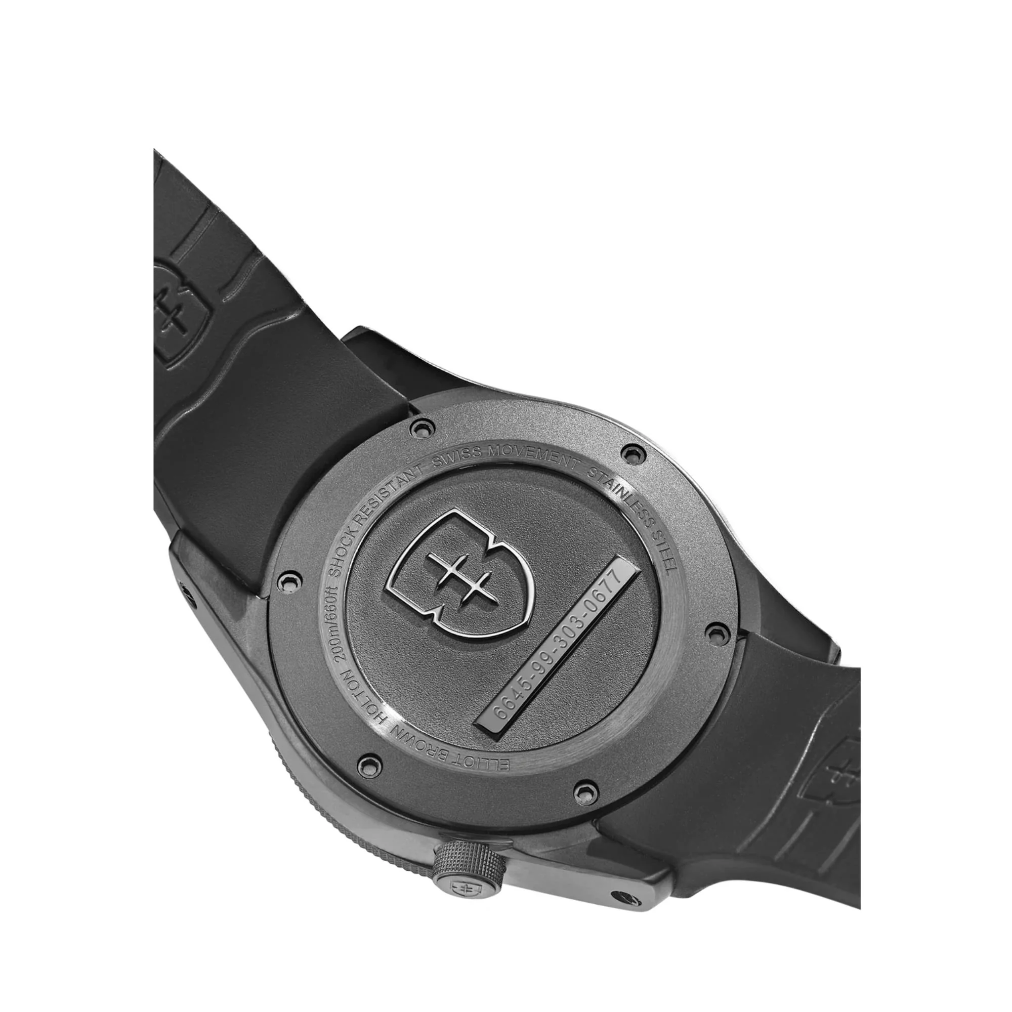 Elliot Brown Holton 12hr Black Dial Rubber Strap Men’s Watch 101-001-R06 12H - Image 3