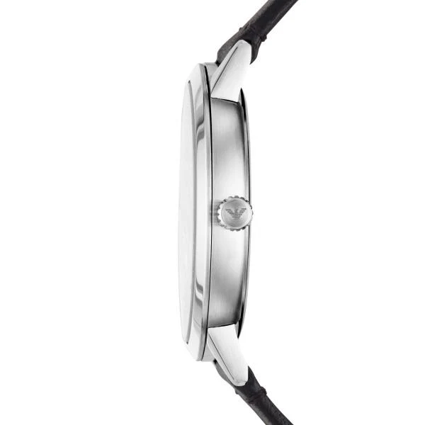 Emporio Armani Quartz Black Dial Leather Strap Men’s Watch AR11193 - Image 2