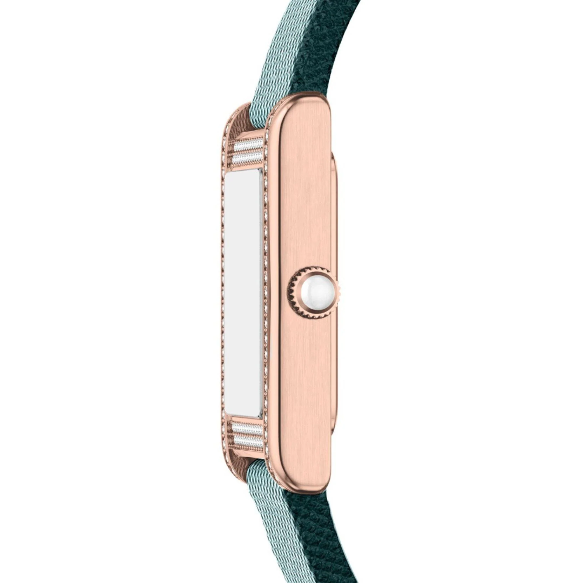 Emporio Armani Quartz White Mother of Pearl Dial Leather Strap Women's Watch Set AR80085SET - Image 7