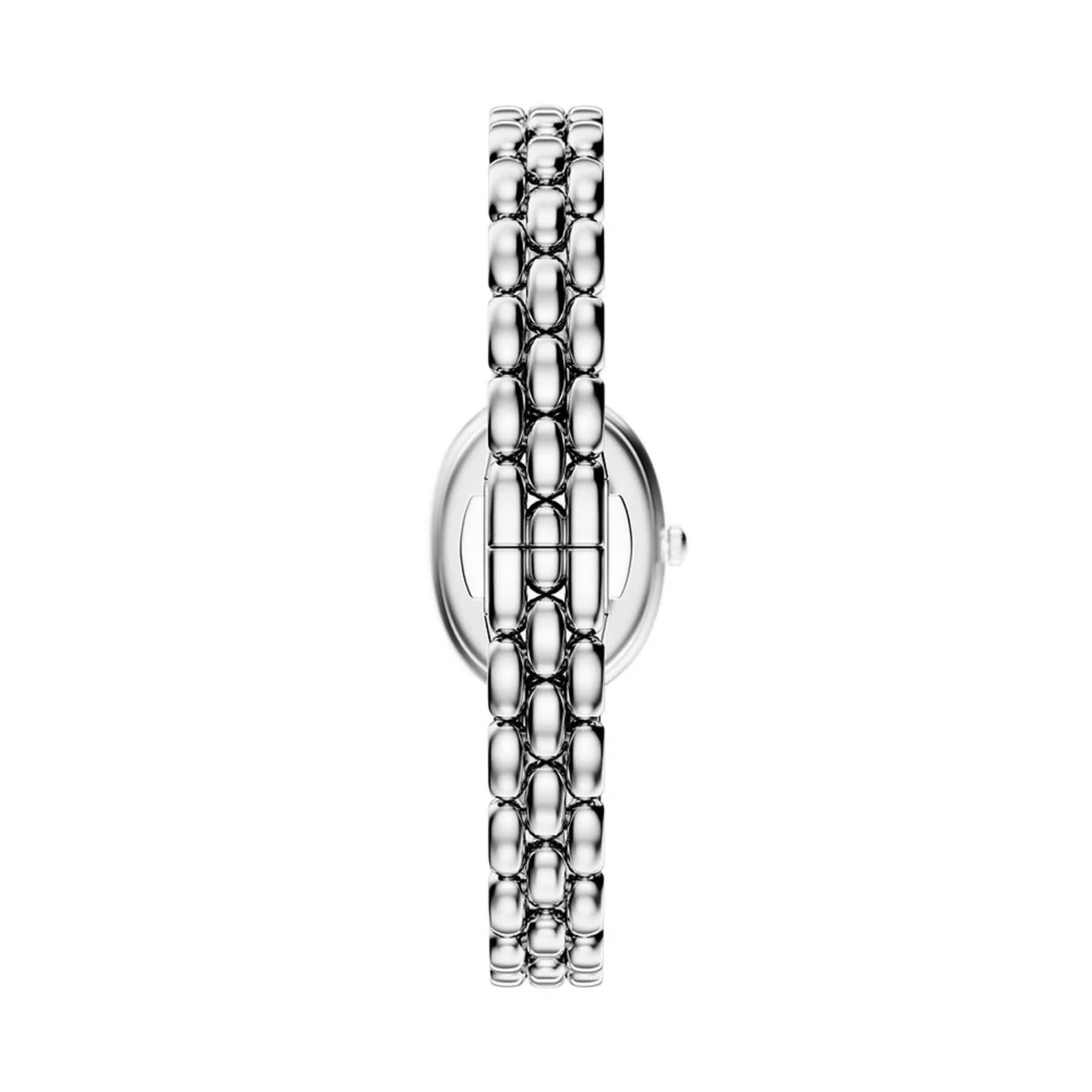 Emporio Armani Quartz White Mother of Pearl Dial Steel Strap Women's Watch AR11776 - Image 6