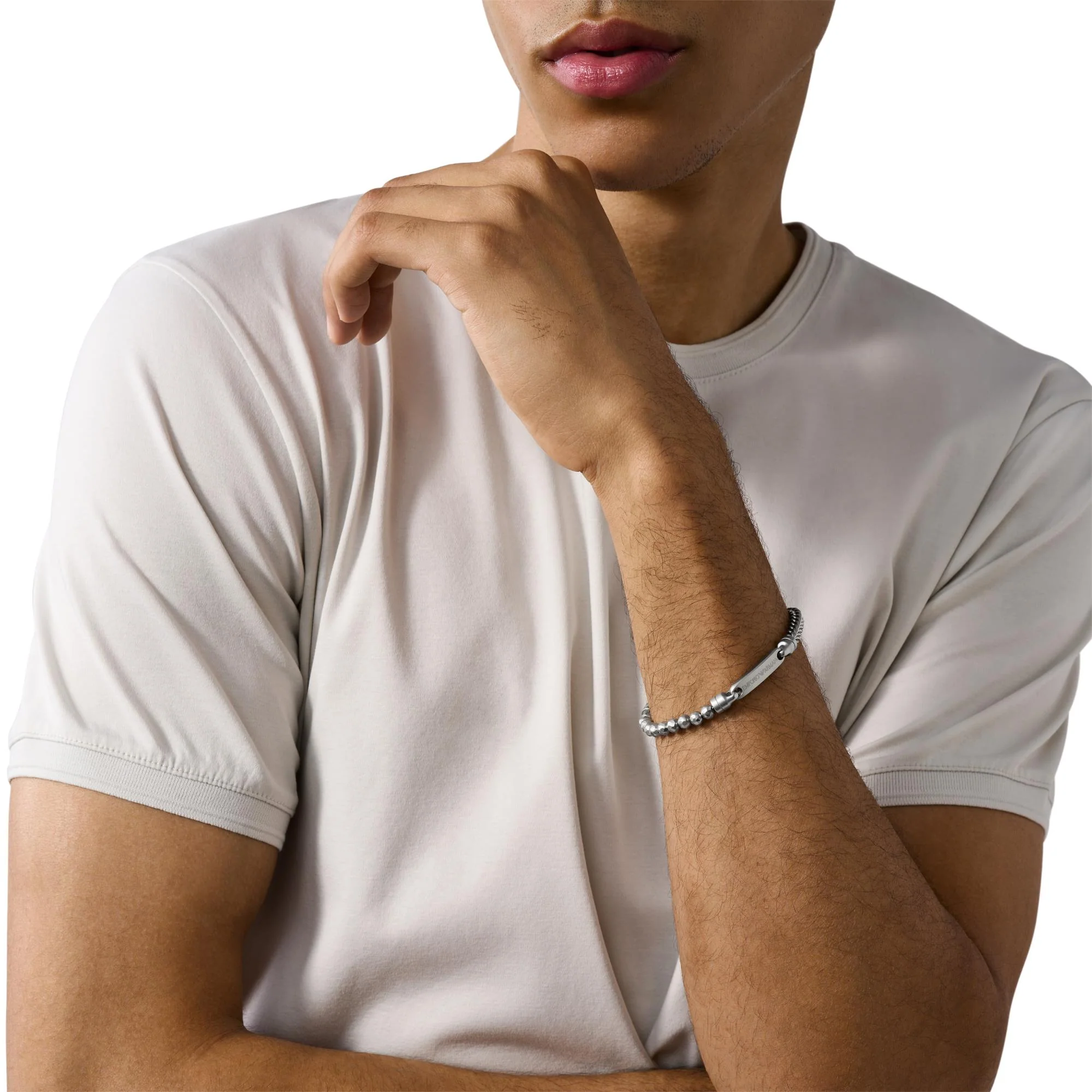 Emporio Armani Stainless Steel ID Men's Bracelet EGS3181040 - Image 8