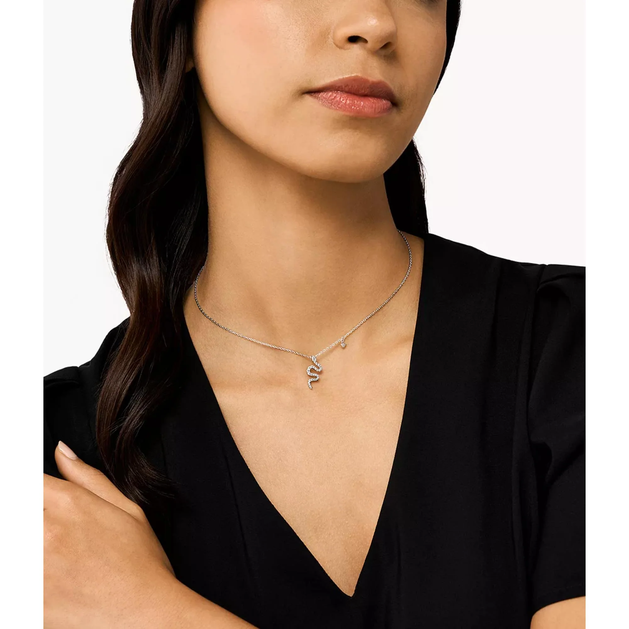 Emporio Armani Sterling Silver Pendant Necklace for Women EG3611040 - Image 2