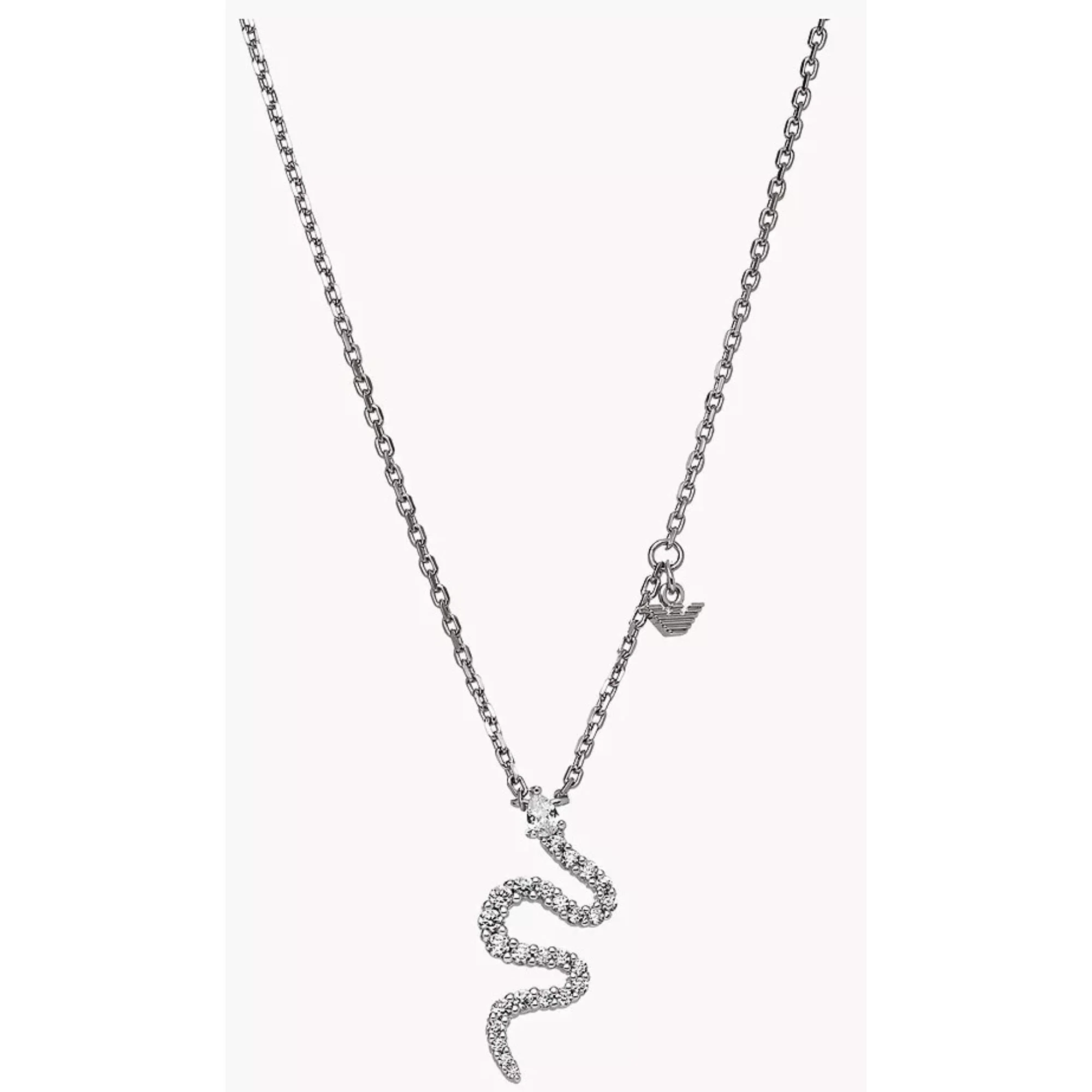 Emporio Armani Sterling Silver Pendant Necklace for Women EG3611040 - Image 3