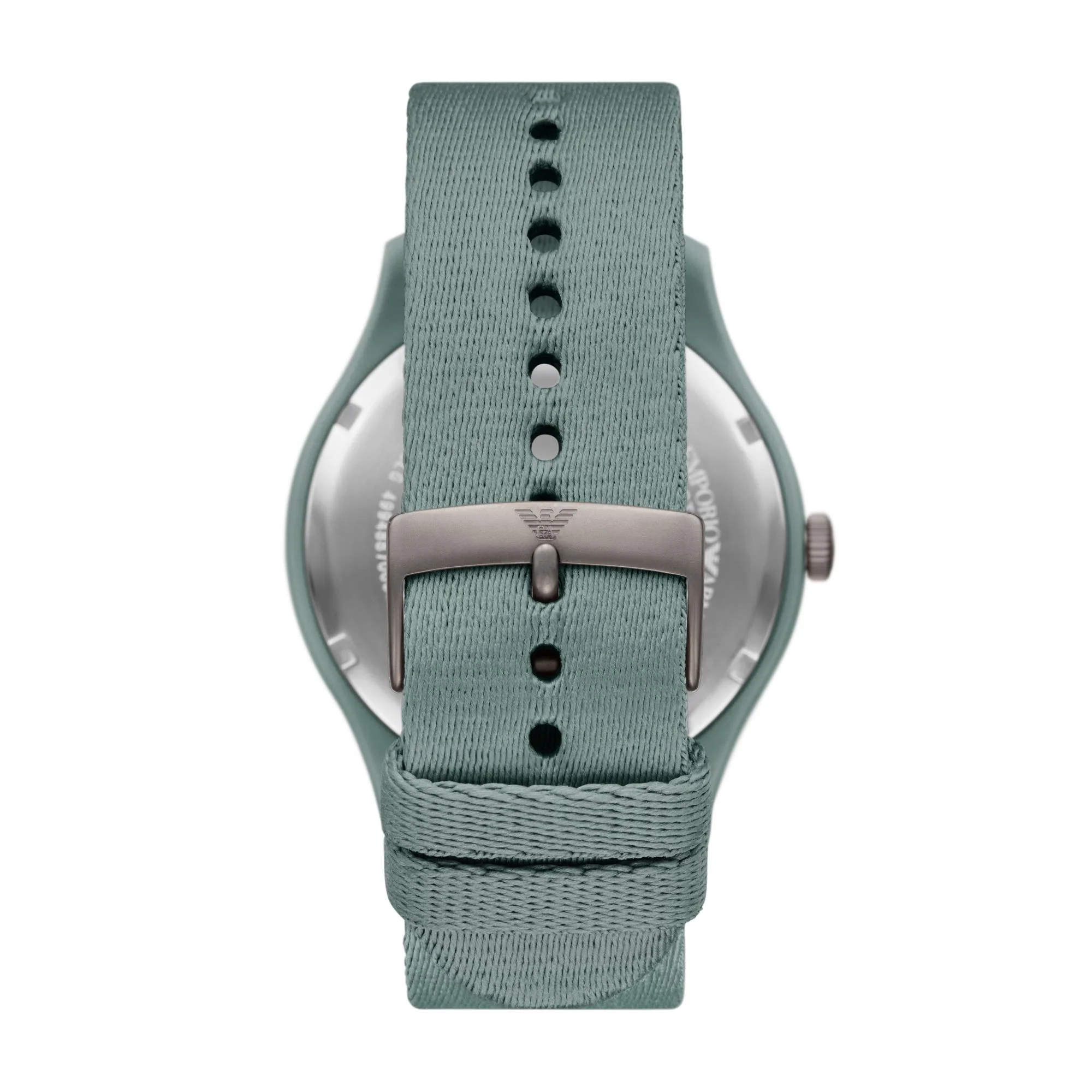 Emporio Armani Green #tide ocean materialĀ® Nylon Fabric Green Dial Men's Watch AR11654 - Image 3