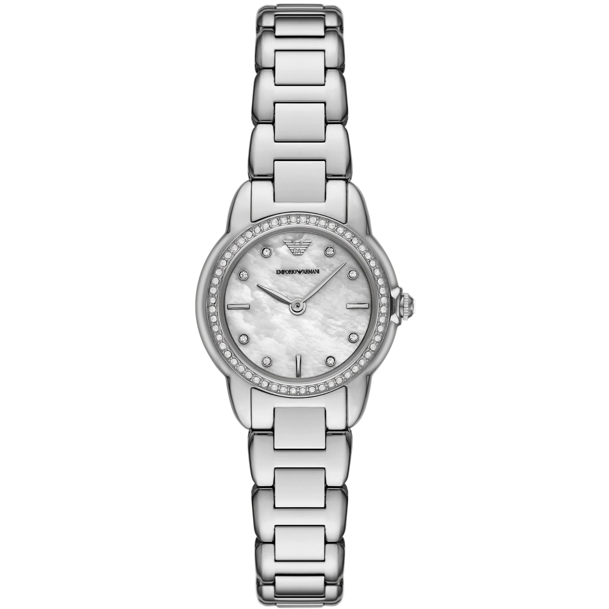 Emporio Armani Mia Mother Of Pearl Dial Stainless Steel Strap Ladies Watch AR11669 - Image 8