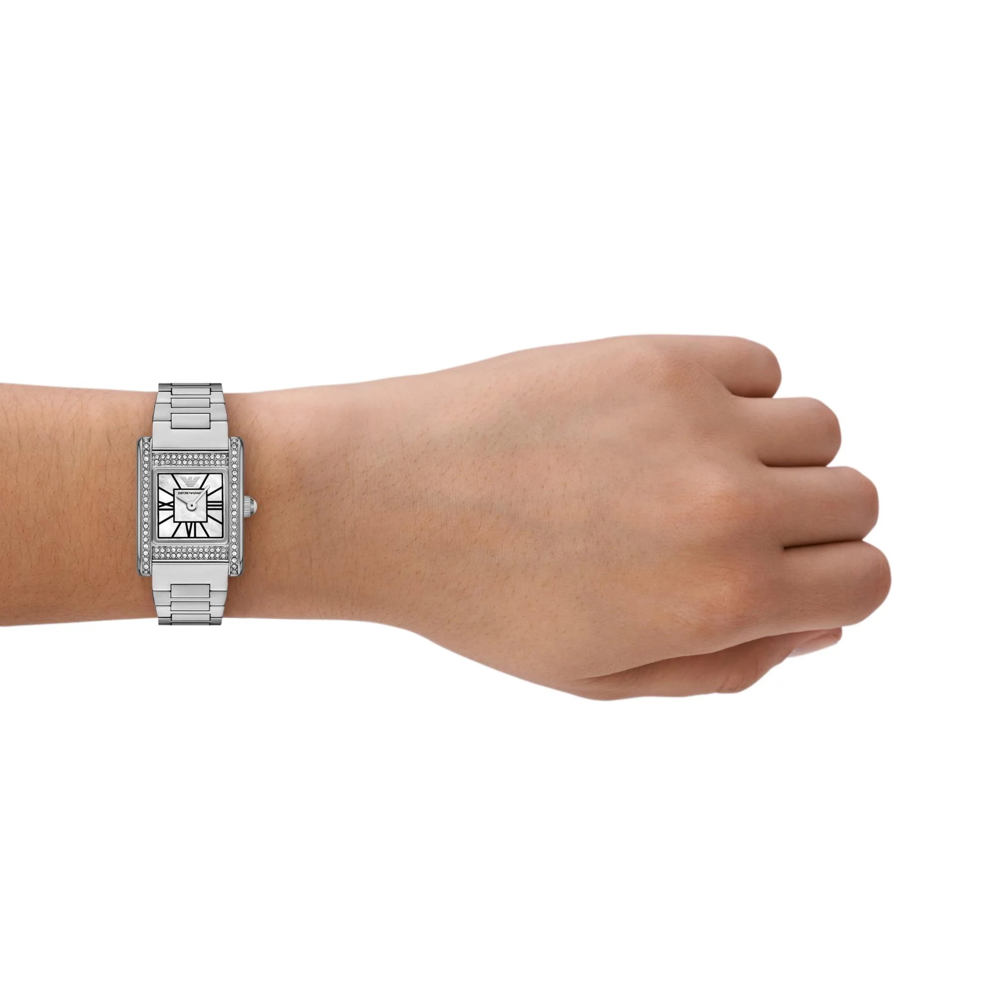 Emporio Armani Genni Stainless Steel Mother Of Pearl Dial Ladies Watch AR11662 - Image 12
