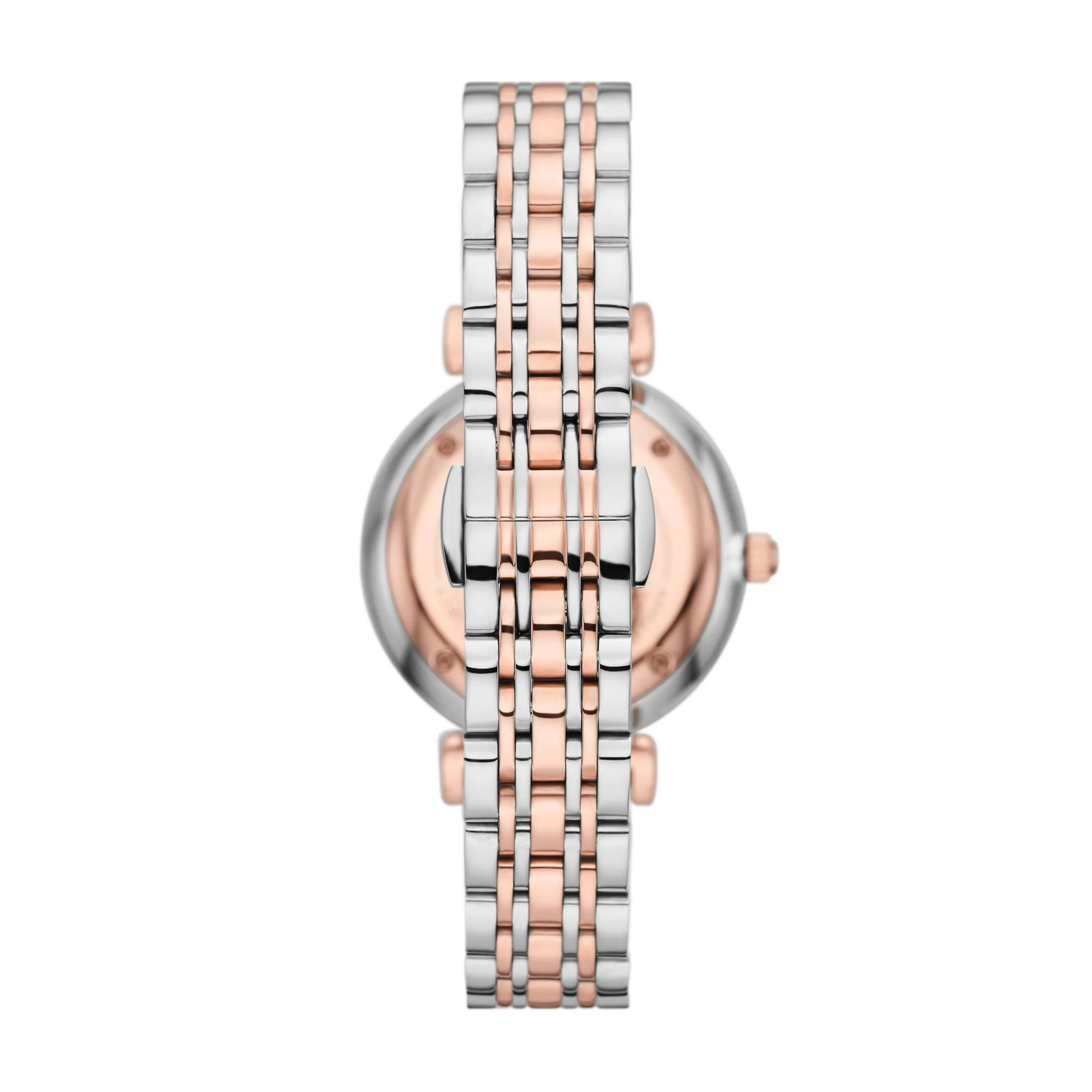 Emporio Armani Gianni T-BAR Quartz Silver Dial Steel Strap Women's Watch AR11537 - Image 3