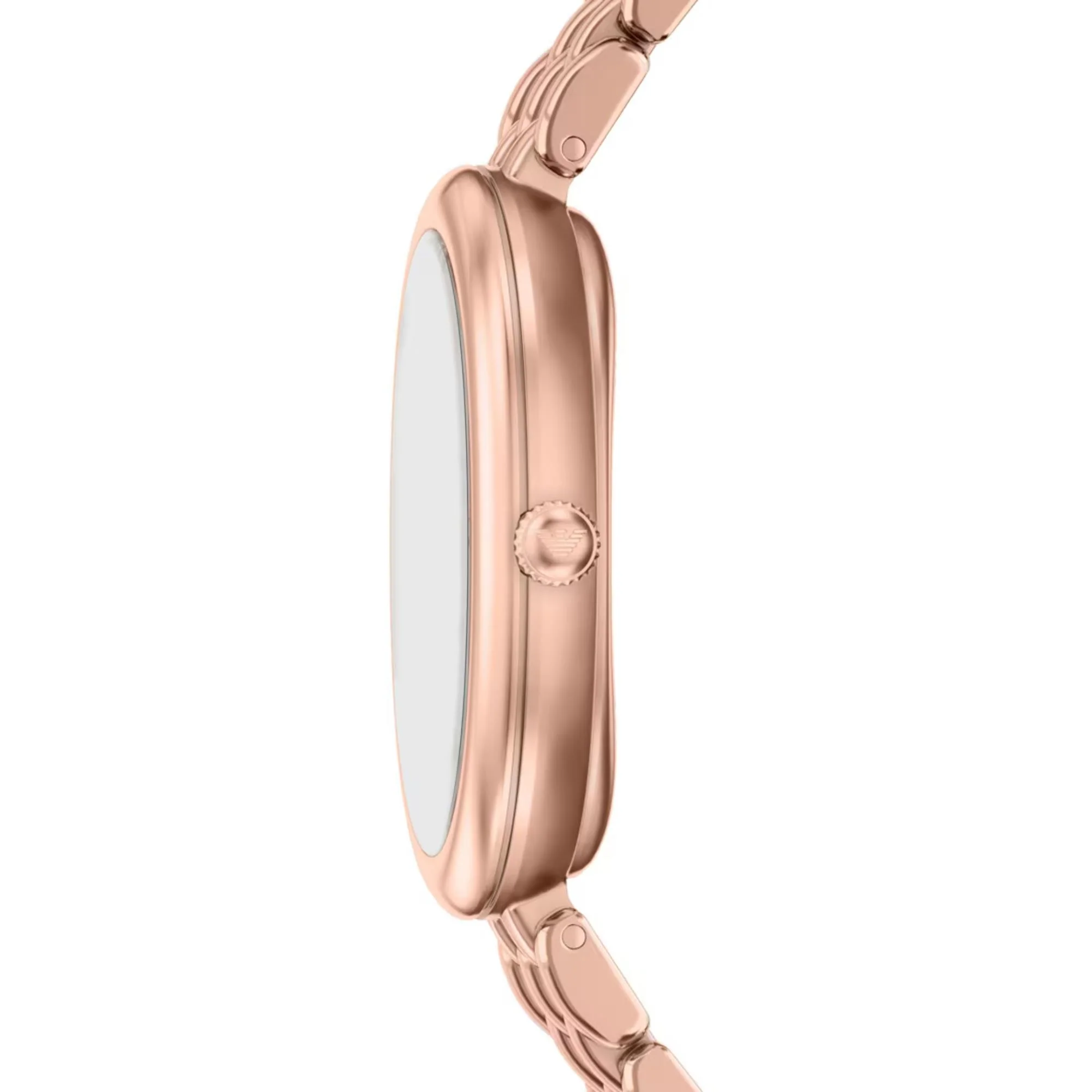 Emporio Armani White Mother of Pearl Dial Steel Strap Women's Watch AR11775 - Image 4