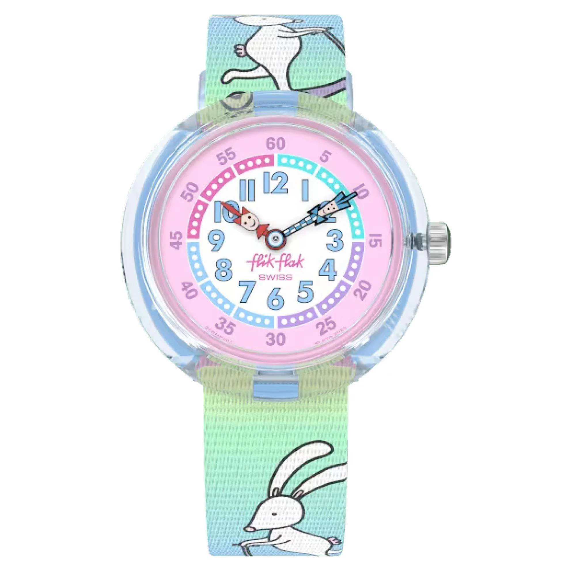 Flik Flak Girls Be Hoppy BE HOPPY! Kids Watch FBNP207 - Image 5